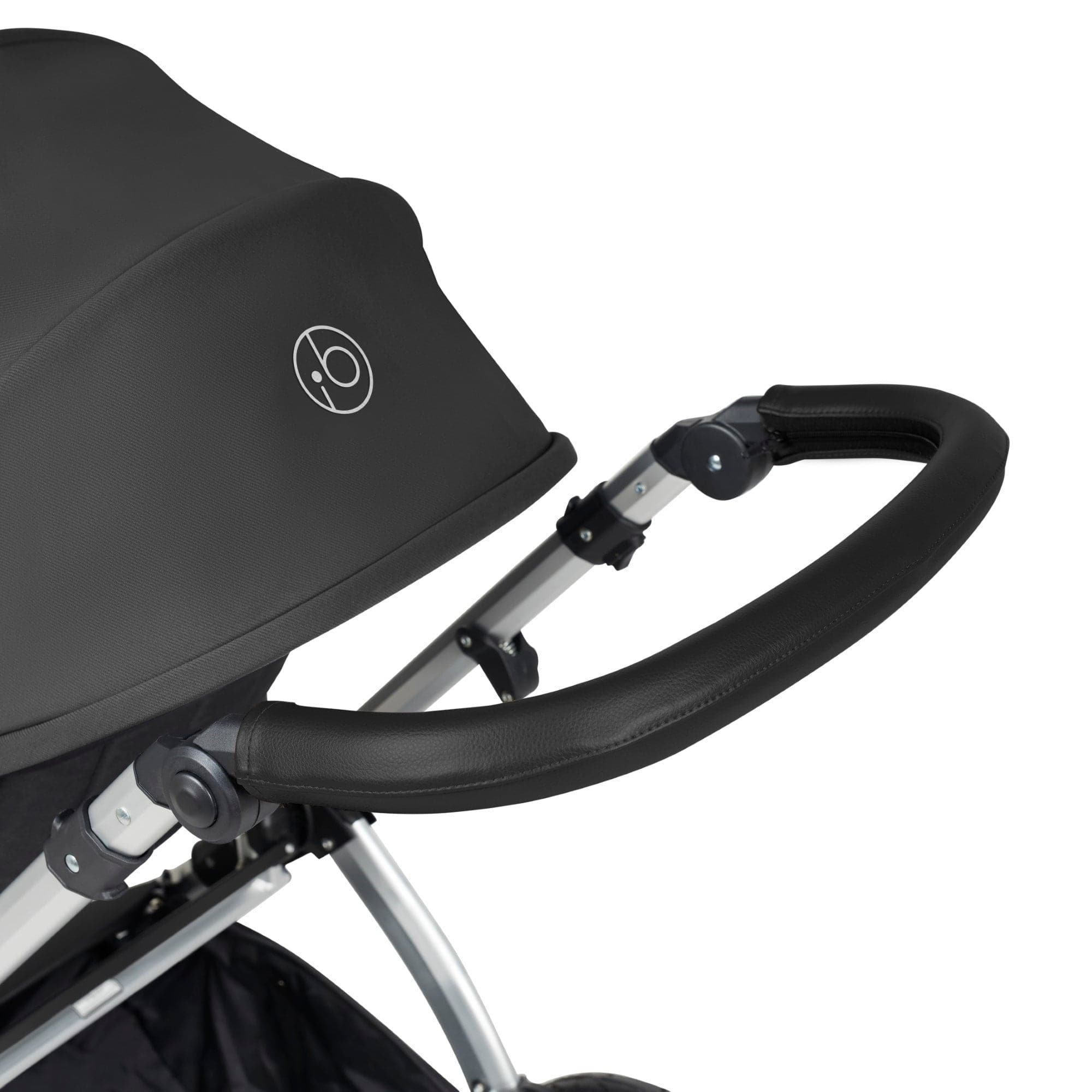 Ickle Bubba Stomp Luxe All-In-One I-Size Travel System With Isofix Base - Silver / Charcoal Grey / Black   