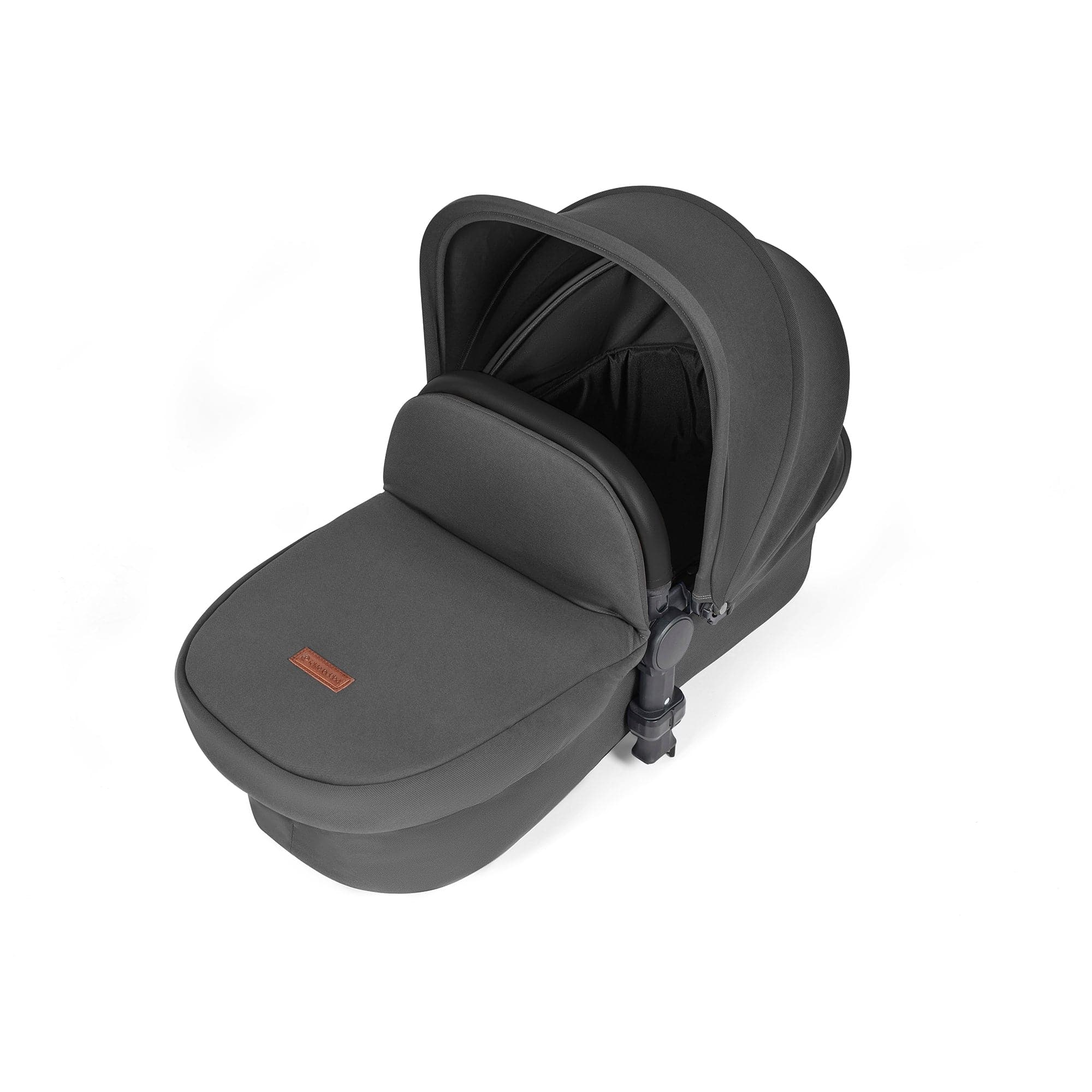 Ickle Bubba Stomp Luxe All-In-One I-Size Travel System With Isofix Base - Silver / Charcoal Grey / Black   