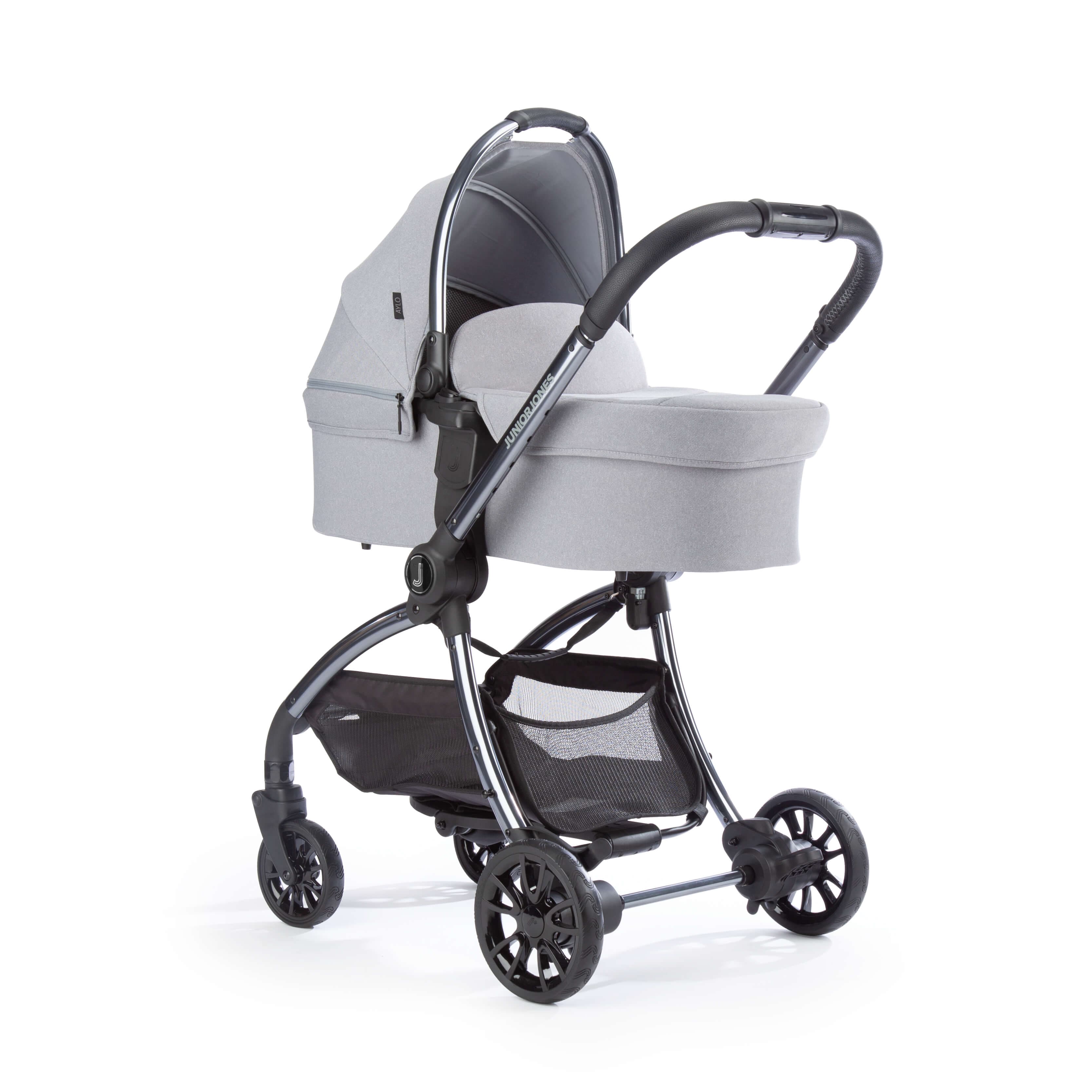 Junior Jones Aylo Pebble Grey 6pc Travel System inc Doona Desert Green Car Seat -  | For Your Little One