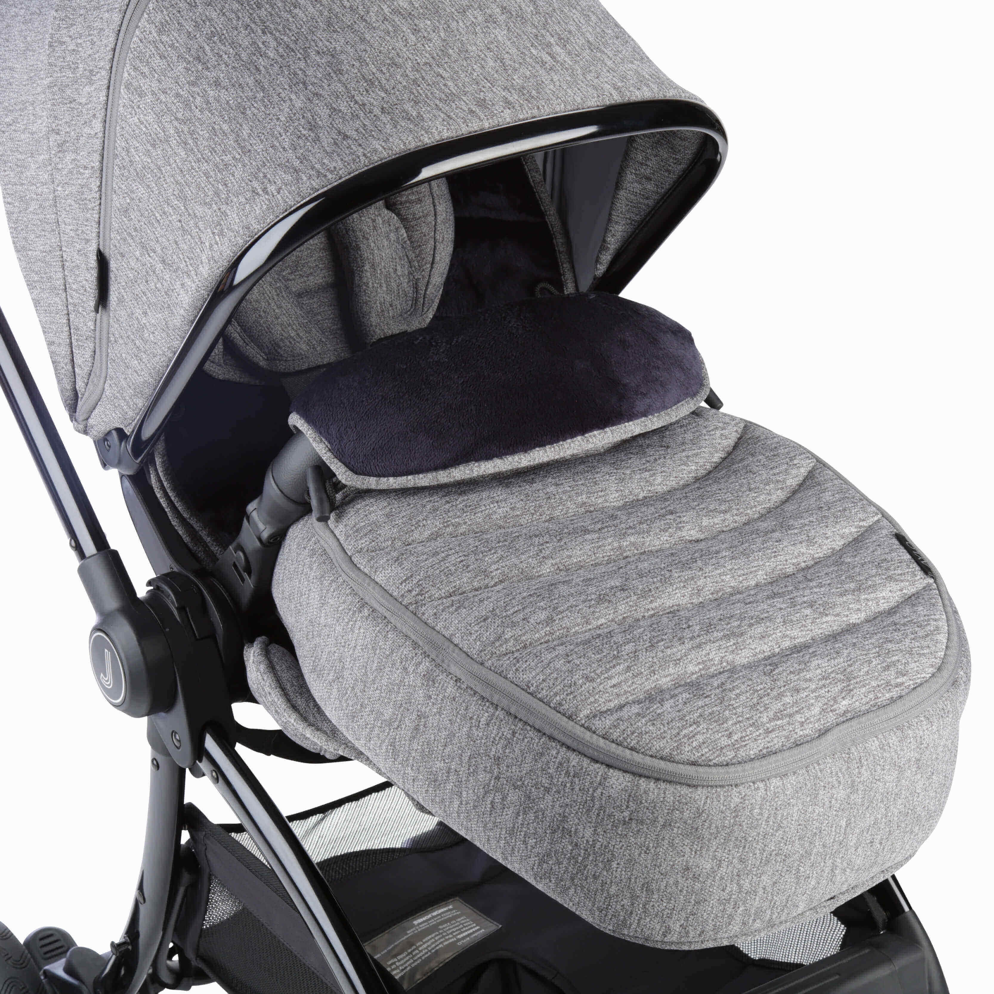 Junior Jones Aylo Grey Marl 11pc Travel System inc Doona Blush Pink Car Seat -  | For Your Little One