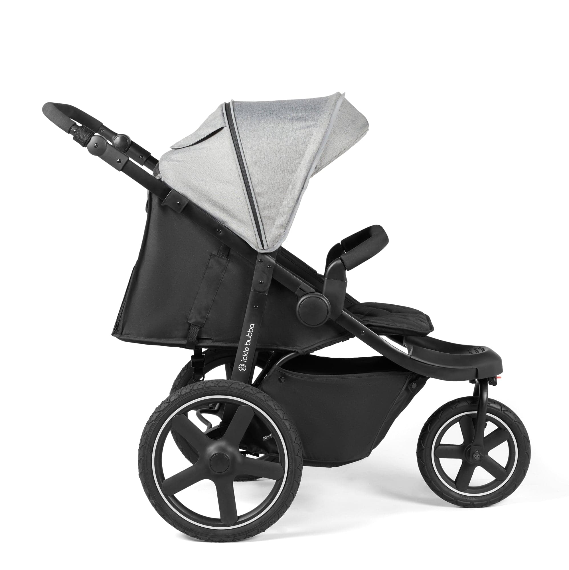 Ickle Bubba Venus Venus Max Jogger 3 Wheel Stroller I-Size Travel System with Isofix Base - Space Grey - For Your Little One