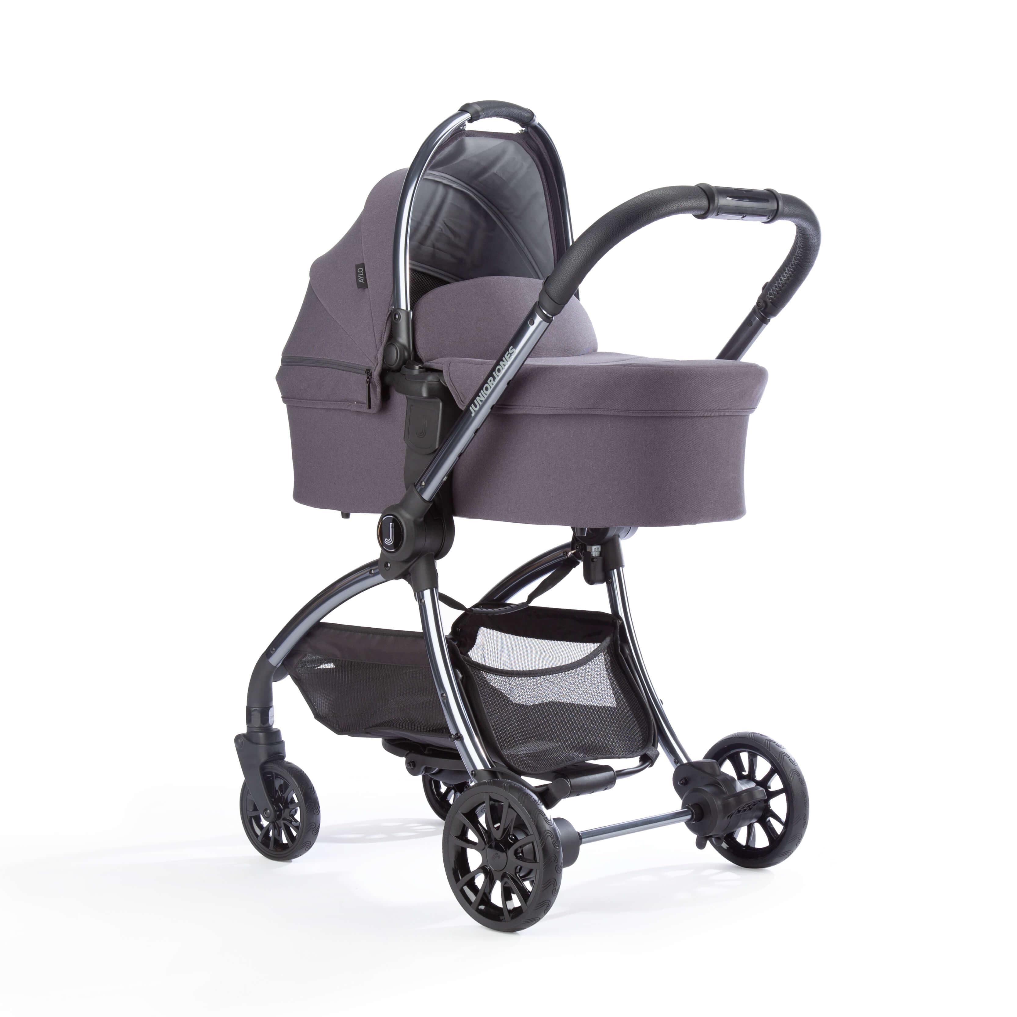 Junior Jones Aylo Dark Slate 11pc Travel System inc Doona Flame Red Car Seat -  | For Your Little One