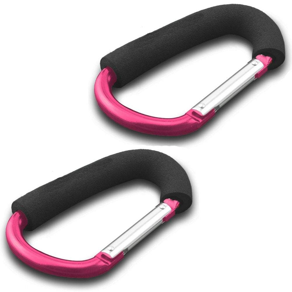 2x Large Buggy Clips - Pink -  | For Your Little One