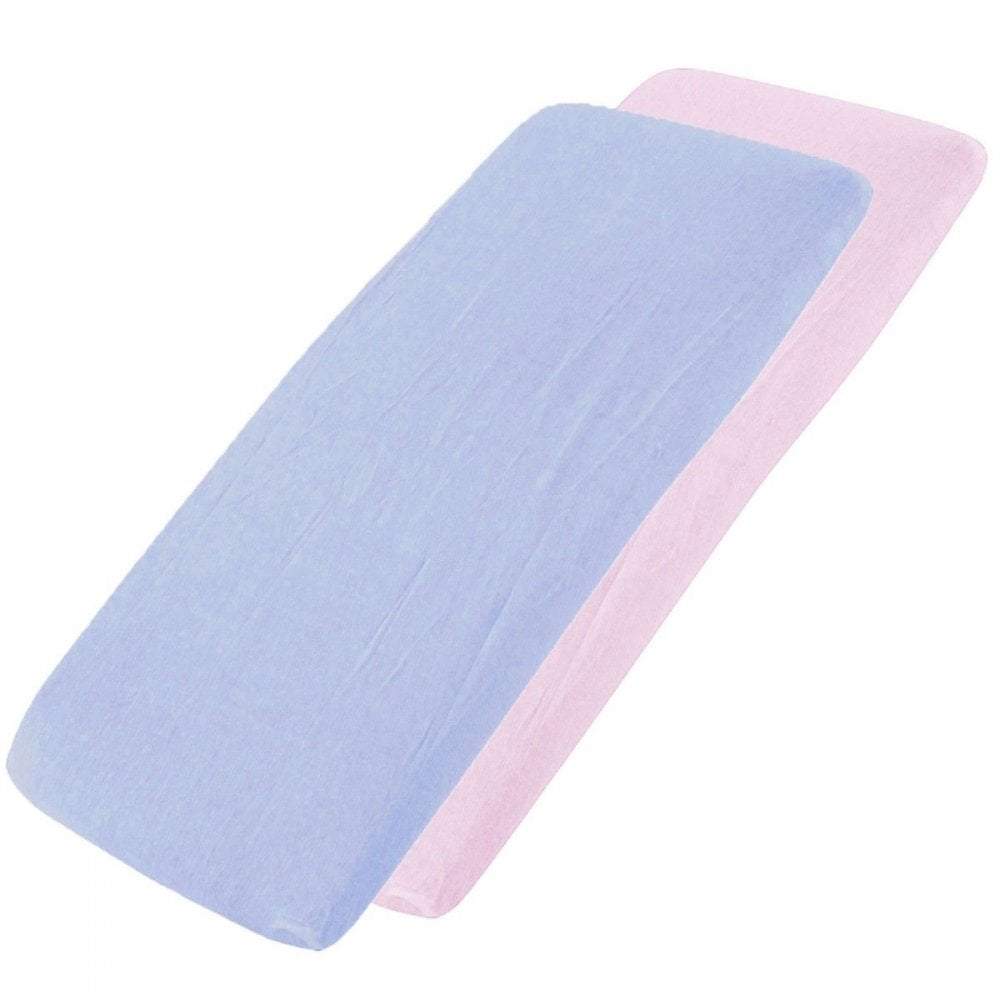 Bedside Crib Jersey Fitted Sheet Compatible With Hauck Face to Me - Pack Of 2 -  | For Your Little One