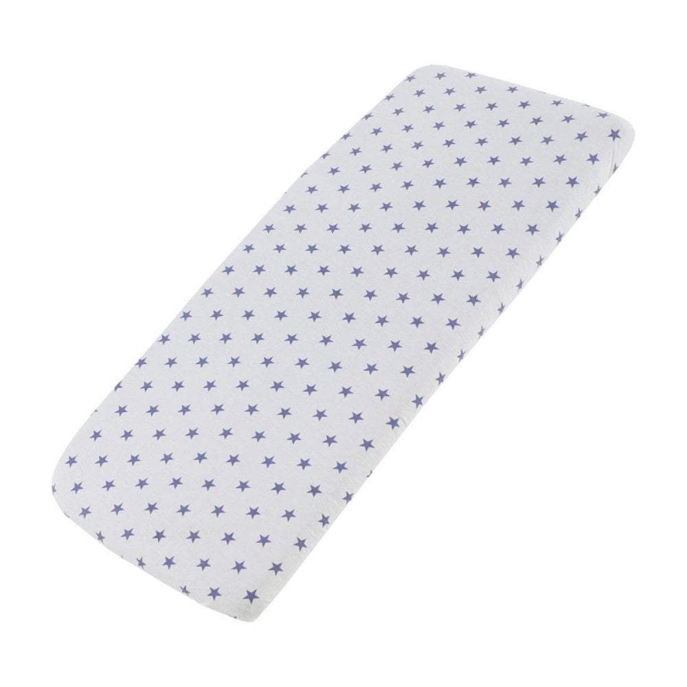 2x Jersey Fitted Sheet Compatible with Babystyle Oyster Snuggle Bed 55x90cm   