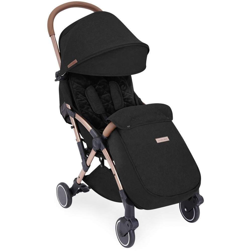 Ickle bubba Globe Max Stroller (Black on Rose Gold) -  | For Your Little One