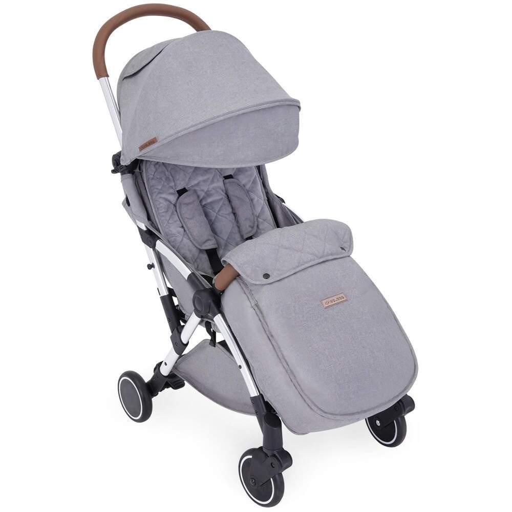 Ickle bubba Globe Max Stroller - Grey on Silver -  | For Your Little One