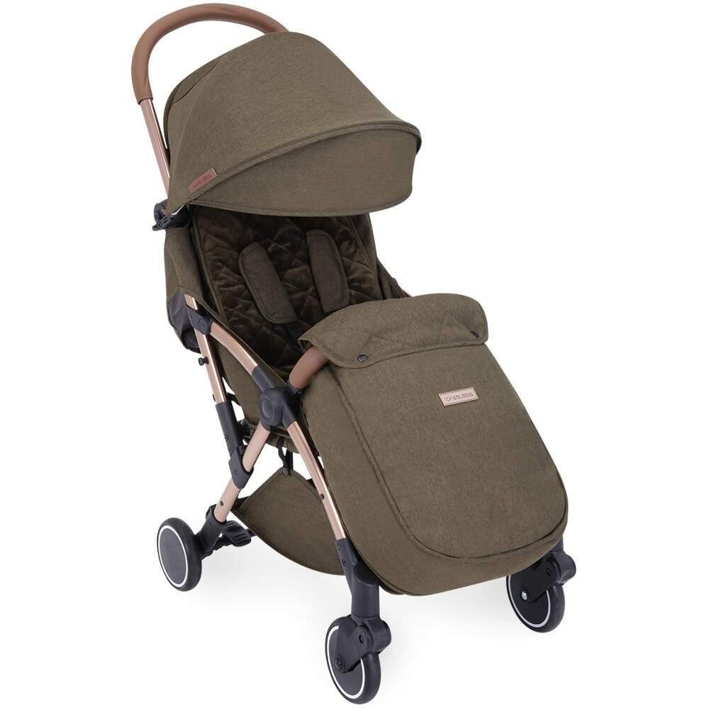 Ickle bubba Globe Max Stroller - Khaki on Rose Gold -  | For Your Little One