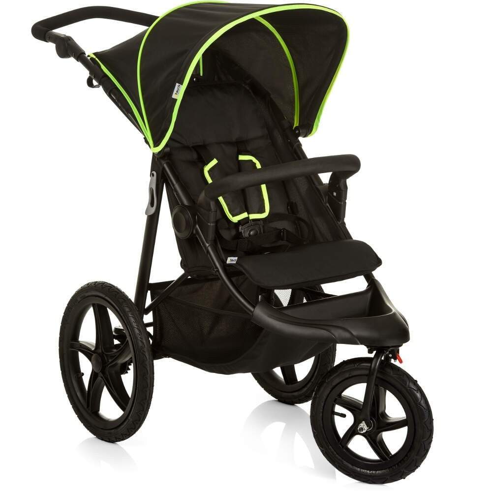 Hauck Runner Stroller (Black/Neon Yellow) -  | For Your Little One