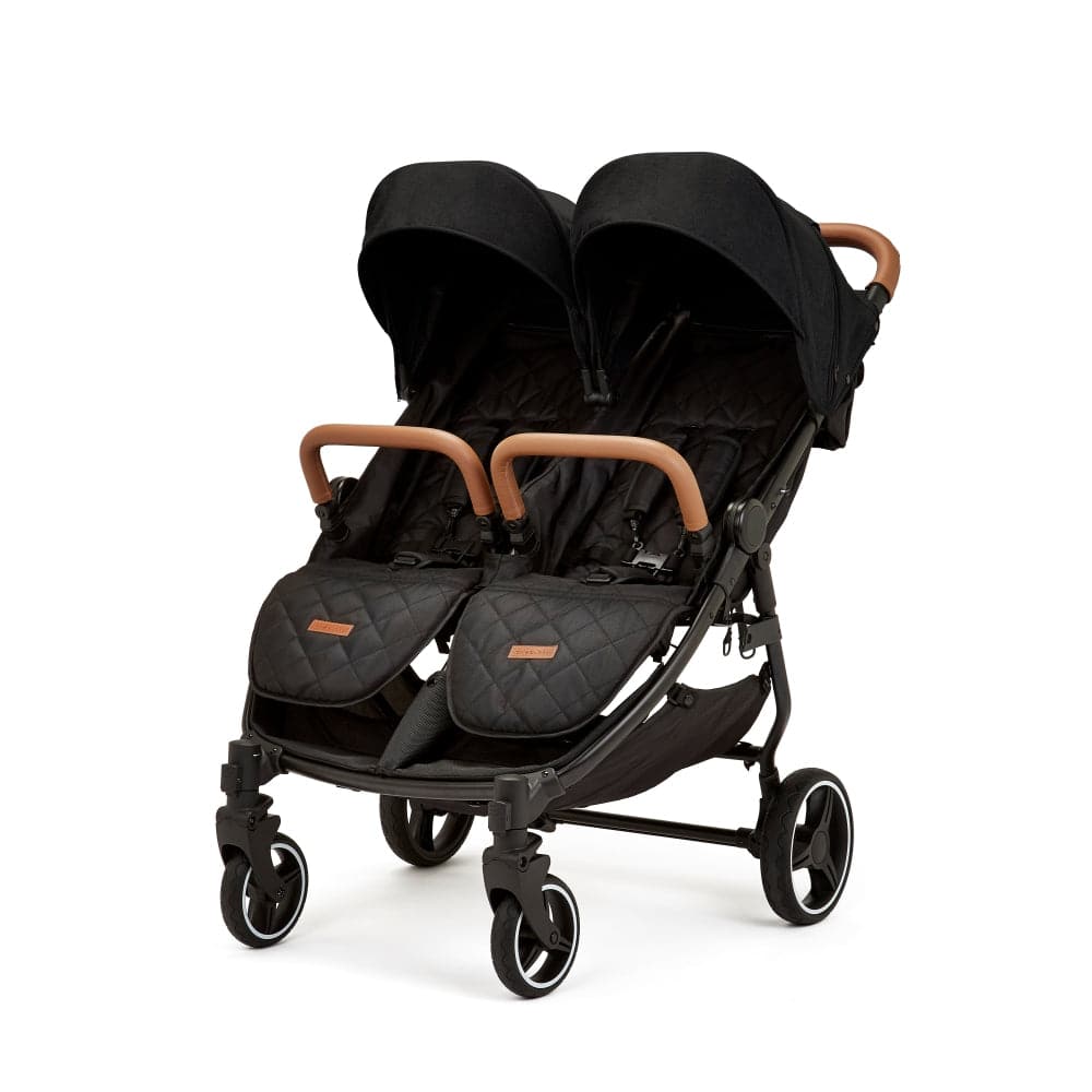 Ickle Bubba Venus Prime Double Stroller - Black -  | For Your Little One