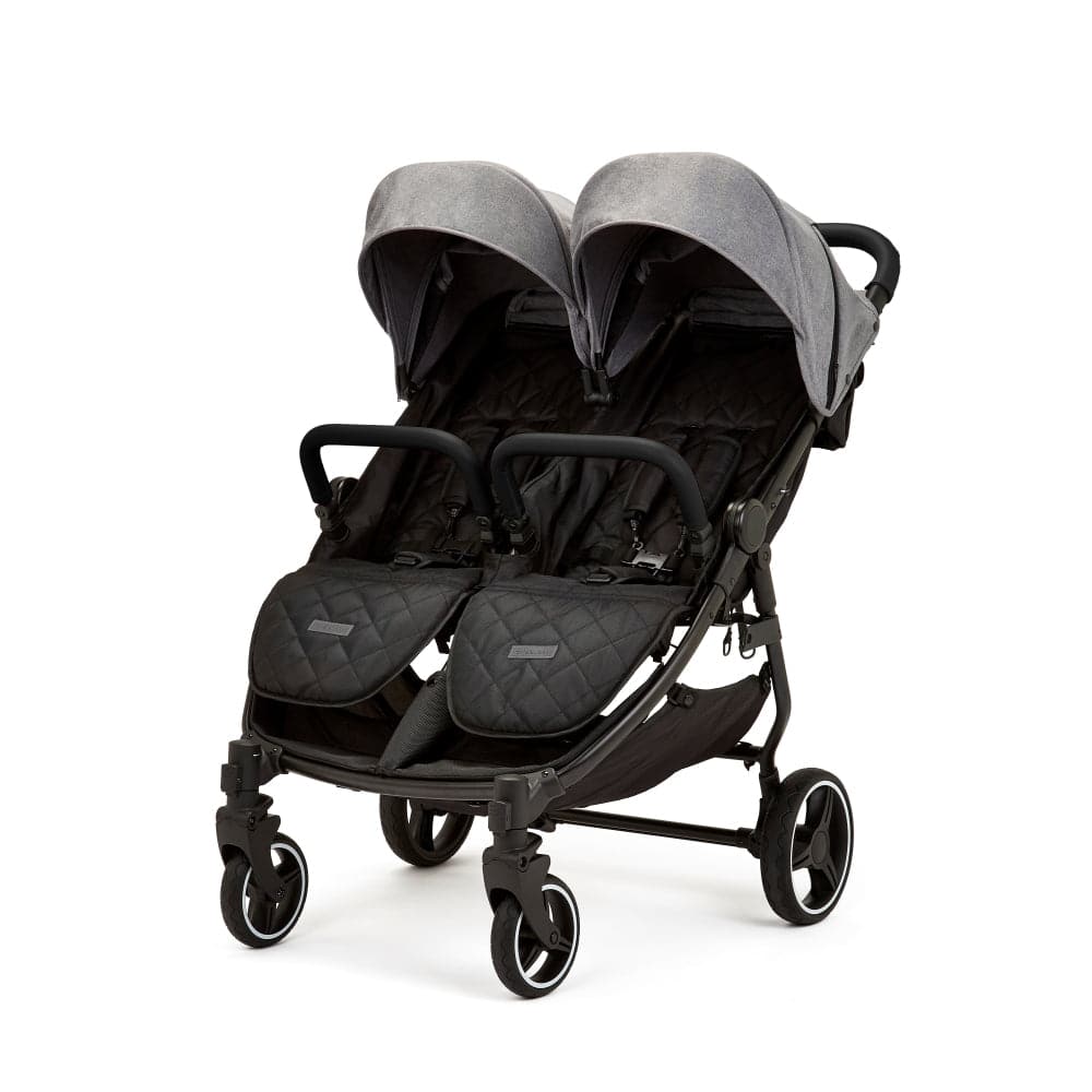 Ickle Bubba Venus Prime Double Stroller - Space Grey -  | For Your Little One