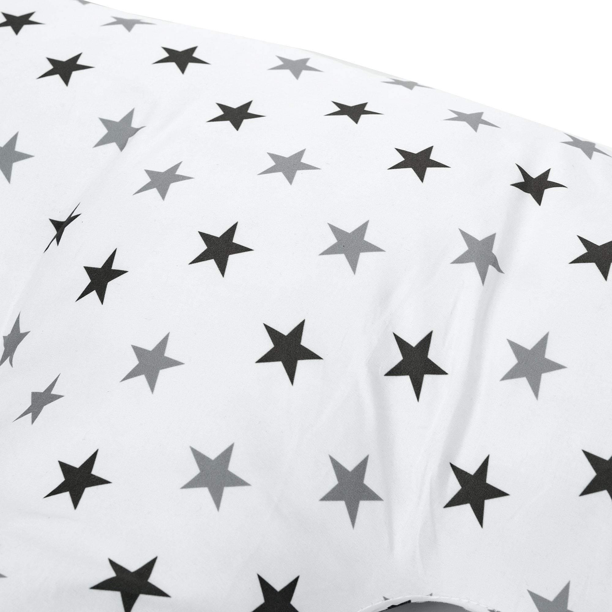 Twin Pregnancy Nursing Pillow - Silver Stars -  | For Your Little One