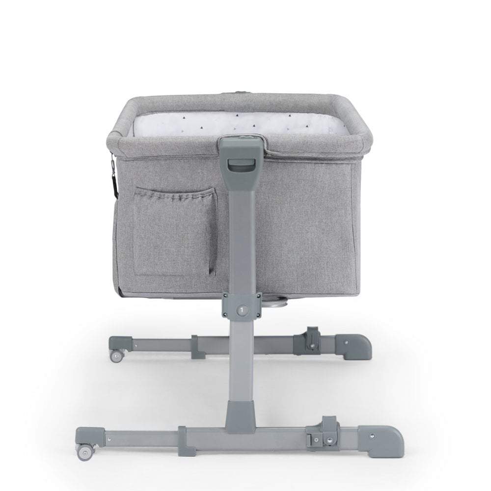 Kinderkraft Neste Up Bedside Crib - Light Melange -  | For Your Little One