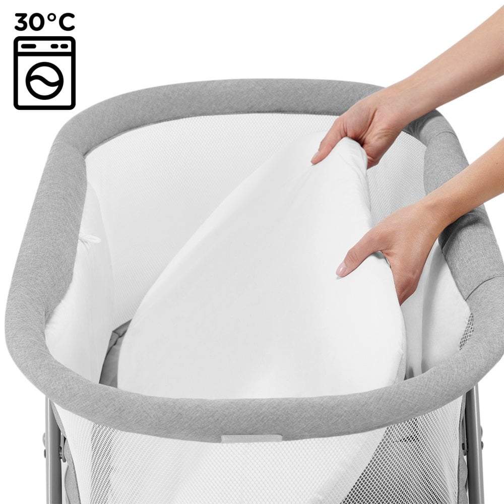 Kinderkraft Lovi 3 in 1 Baby Crib- Grey -  | For Your Little One