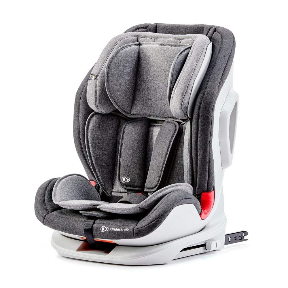 Kinderkraft Oneto3 Group 1/2/3 Car Seat with ISOFIX Base - Black/Gray -  | For Your Little One