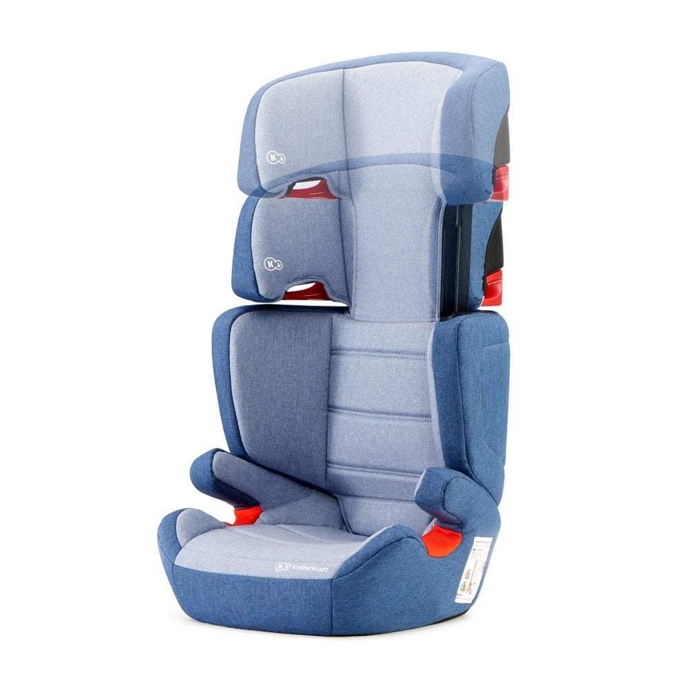 Kinderkraft Junior Fix Group 2/3 Car Seat with ISOFIX Base - Navy - For Your Little One