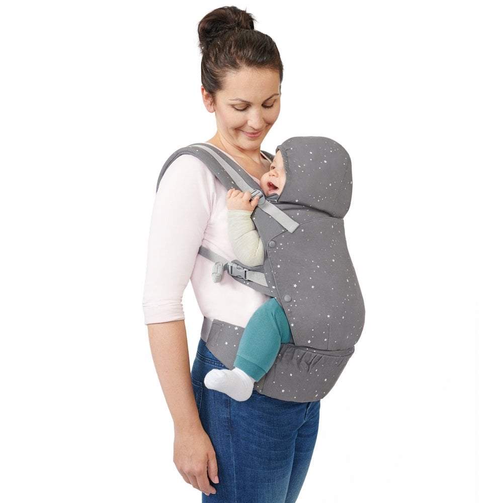 Kinderkraft Huggy Baby Carrier - Grey Stars -  | For Your Little One