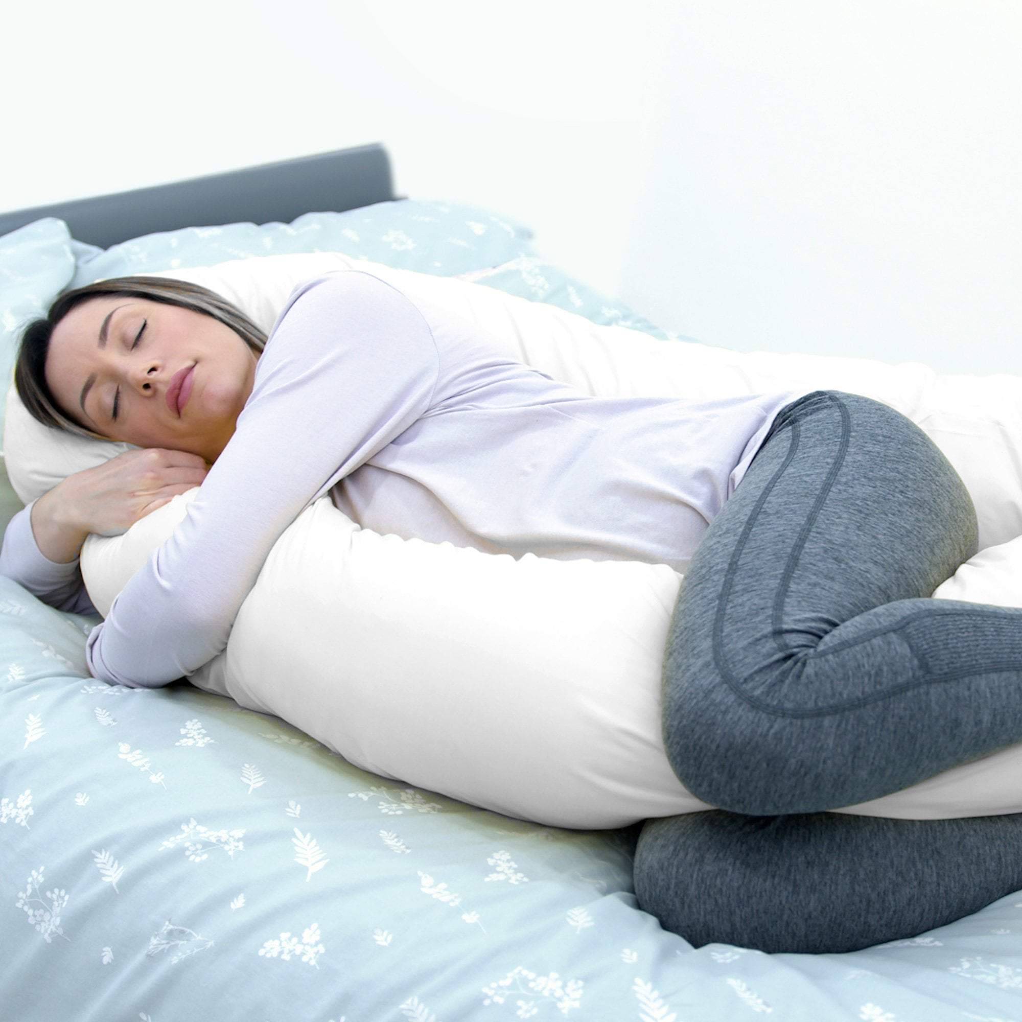9 ft Maternity Pregnancy Pillow With Case - White - For Your Little One