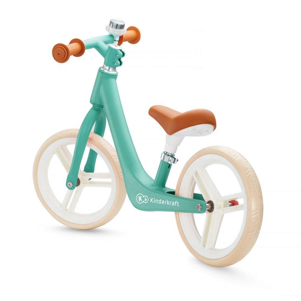 Kinderkraft Fly Plus Balance Bike -Midnight Green -  | For Your Little One
