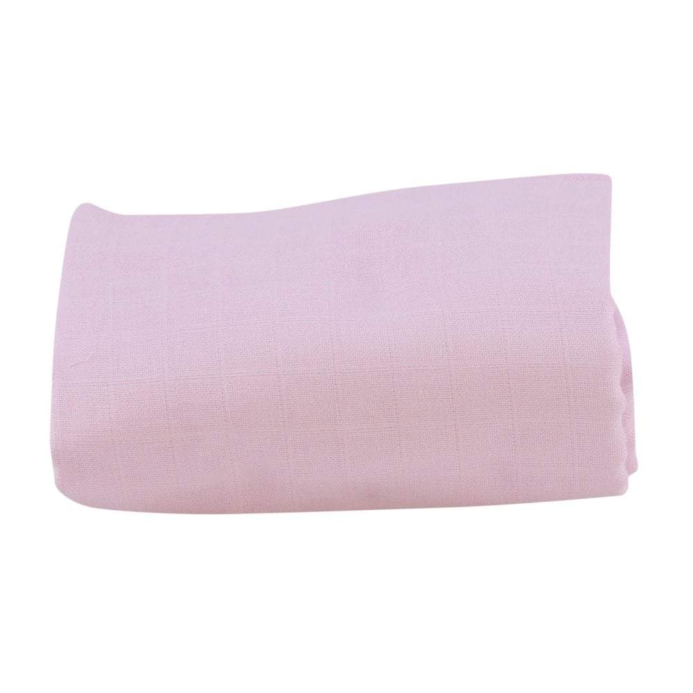 Muslin Squares 100% Cotton 80x80cm 1 Light Pink 