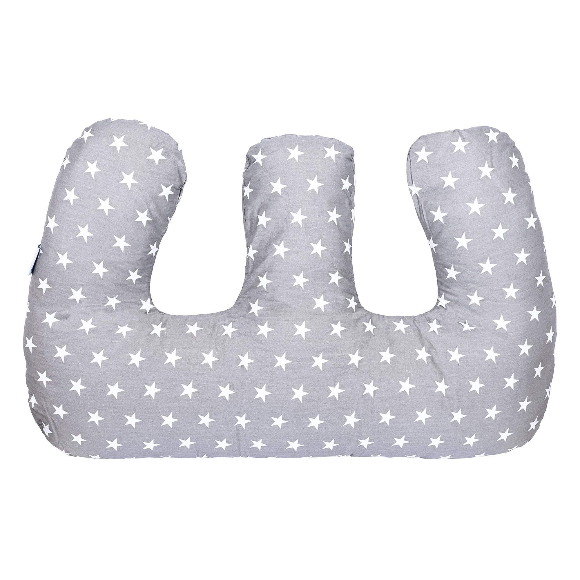 Twin Pregnancy Nursing Pillow - White Stars - For Your Little One