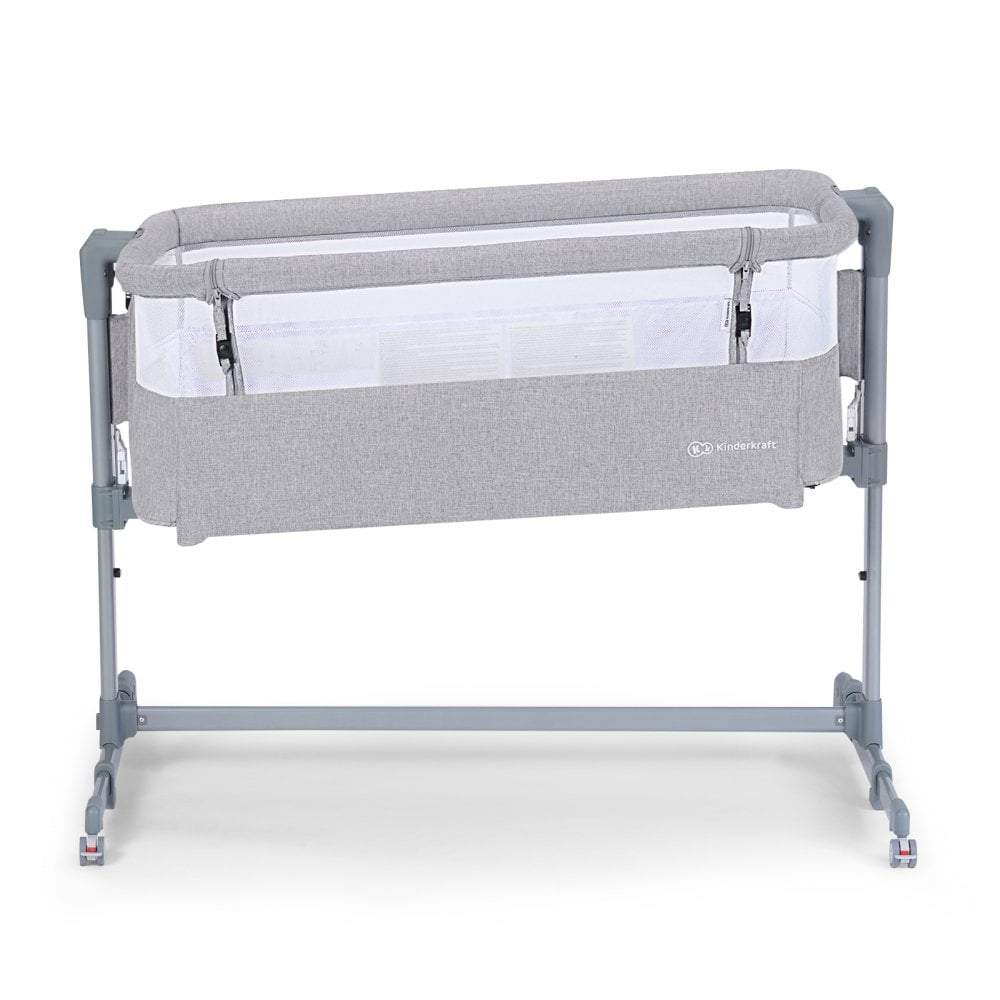 Kinderkraft Neste Air Bedside Crib - Grey -  | For Your Little One