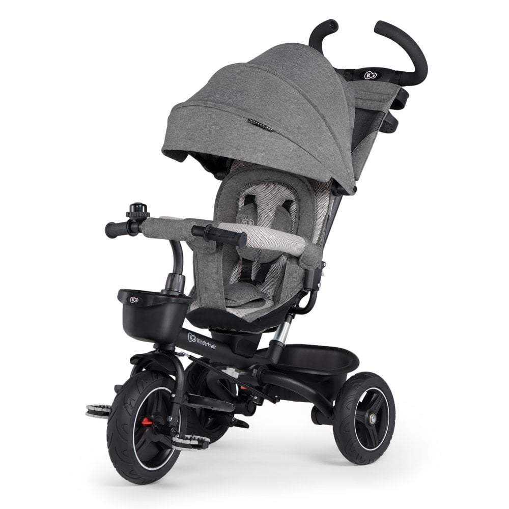 Kinderkraft Spinstep Tricycle - Platinum Grey -  | For Your Little One