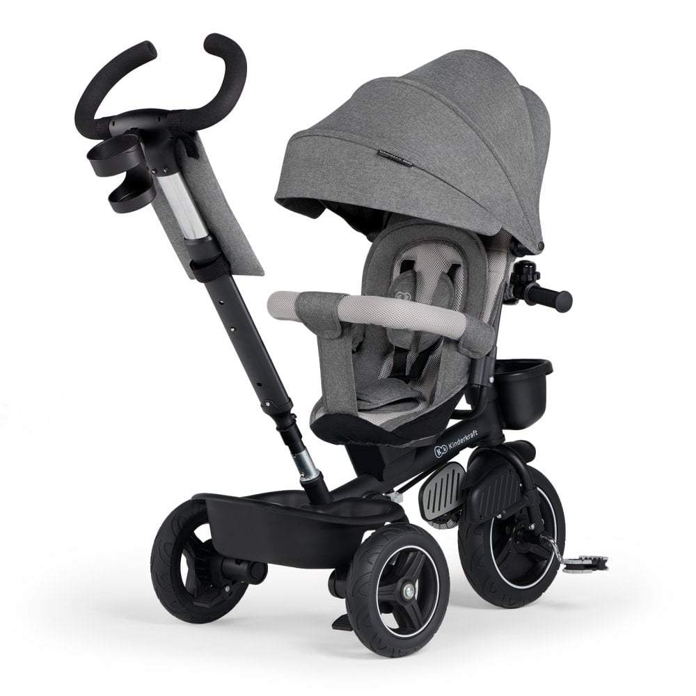 Kinderkraft Spinstep Tricycle - Platinum Grey -  | For Your Little One