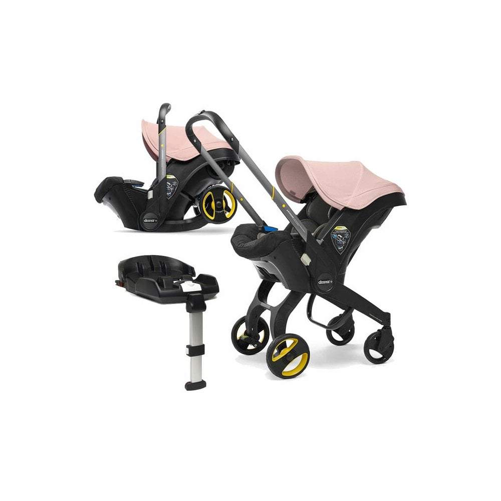 Doona+ Infant Car Seat Stroller + ISOFIX Base - Blush Pink -  | For Your Little One
