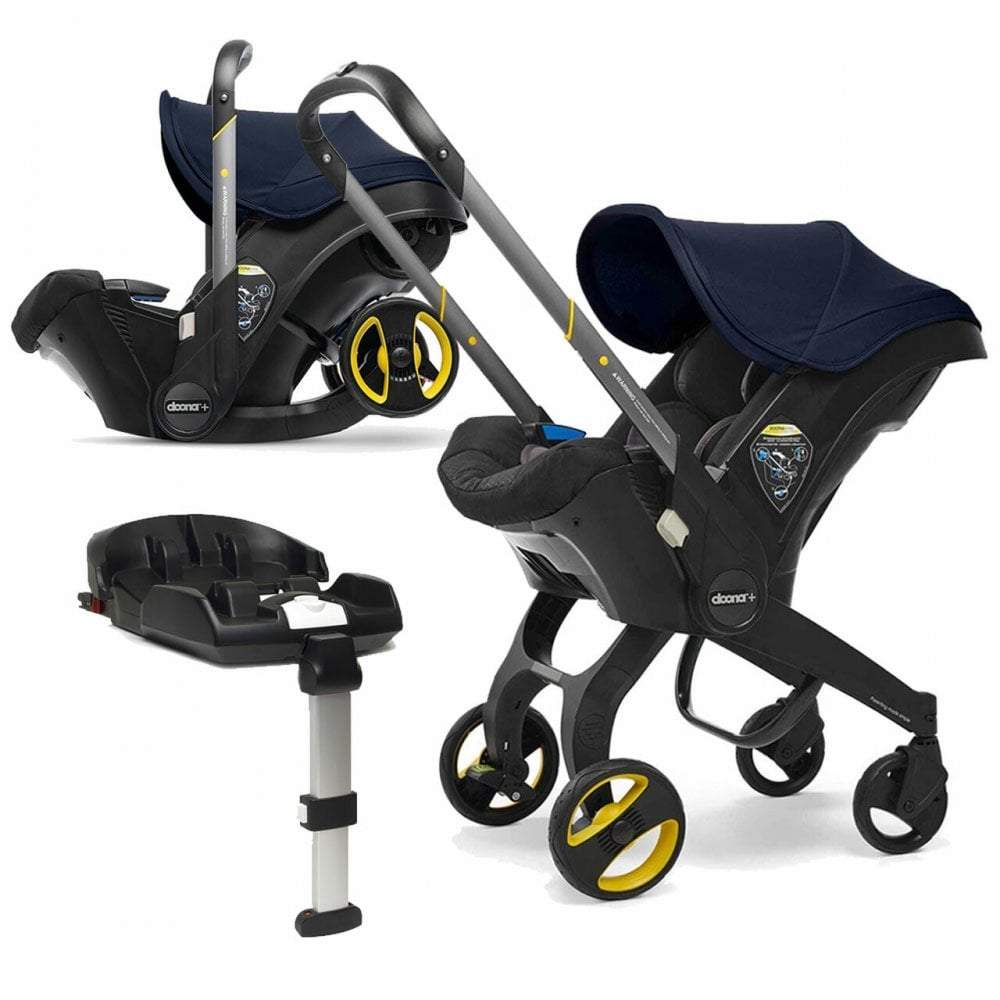 Doona+ Infant Car Seat Stroller + ISOFIX Base - Royal Blue -  | For Your Little One