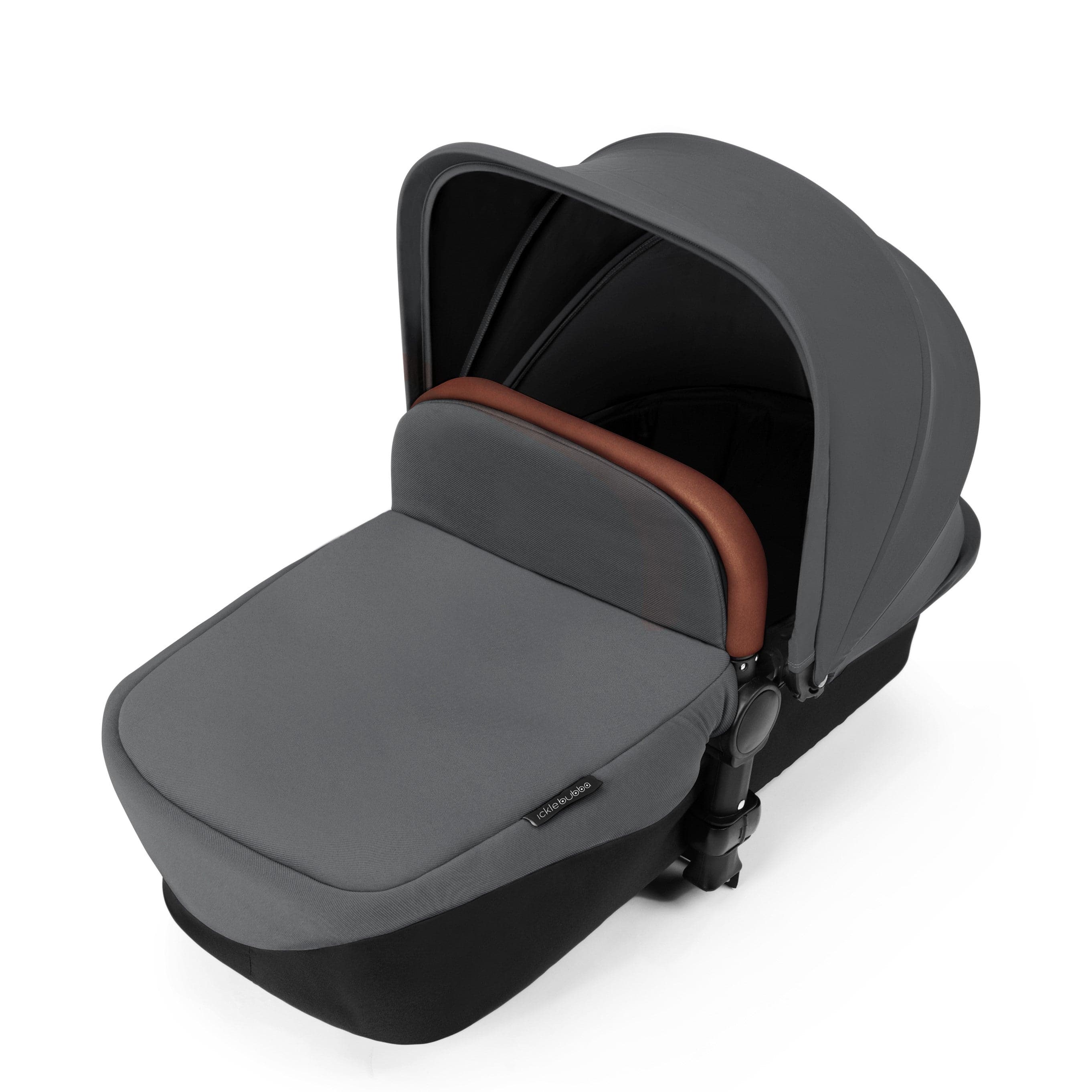 Ickle Bubba Stomp V3 2 In 1 Carrycot & Pushchair - Silver / Graphite Grey / Tan -  | For Your Little One