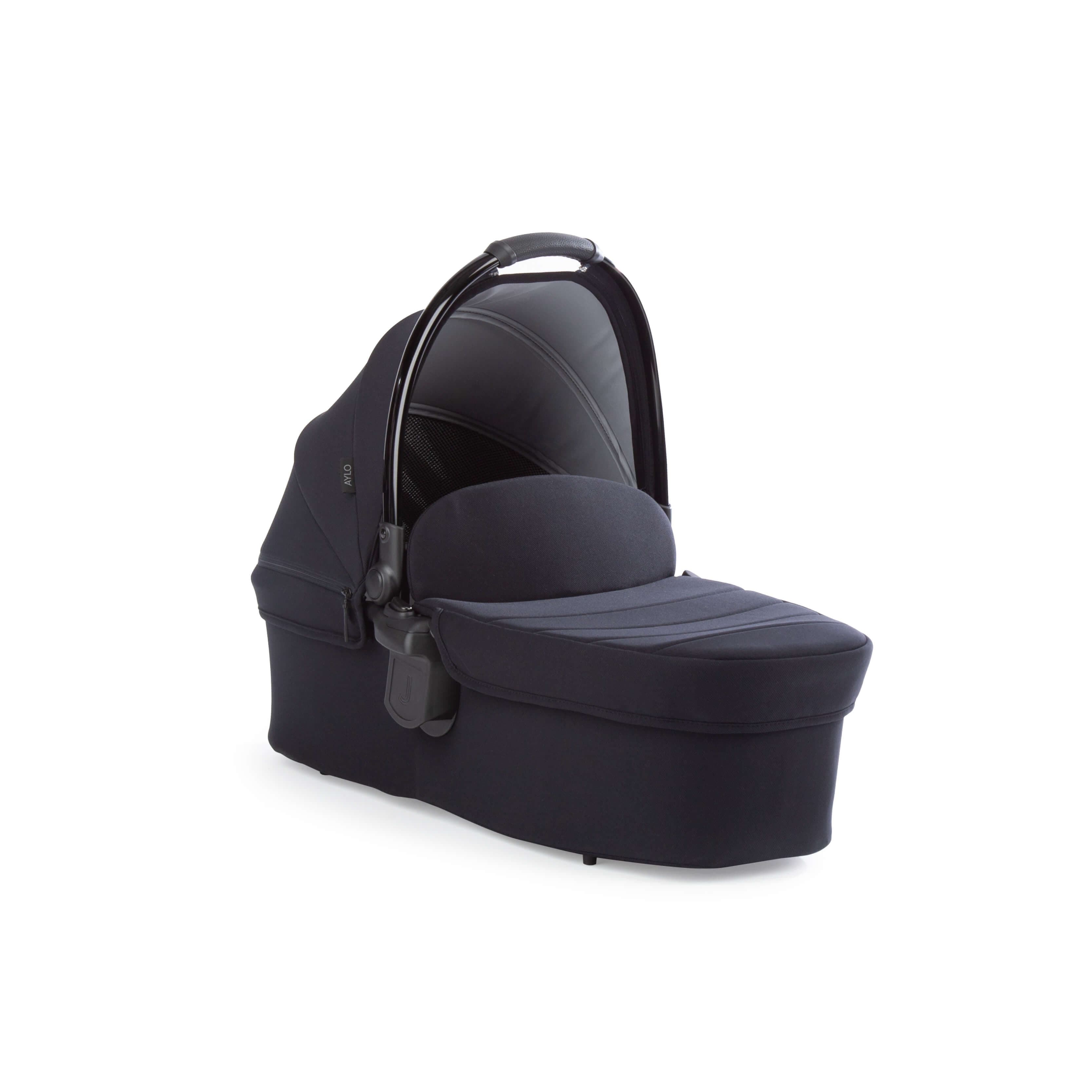 Junior Jones Aylo Rich Black 11pc Travel System inc Doona Royal Blue Car Seat - For Your Little One
