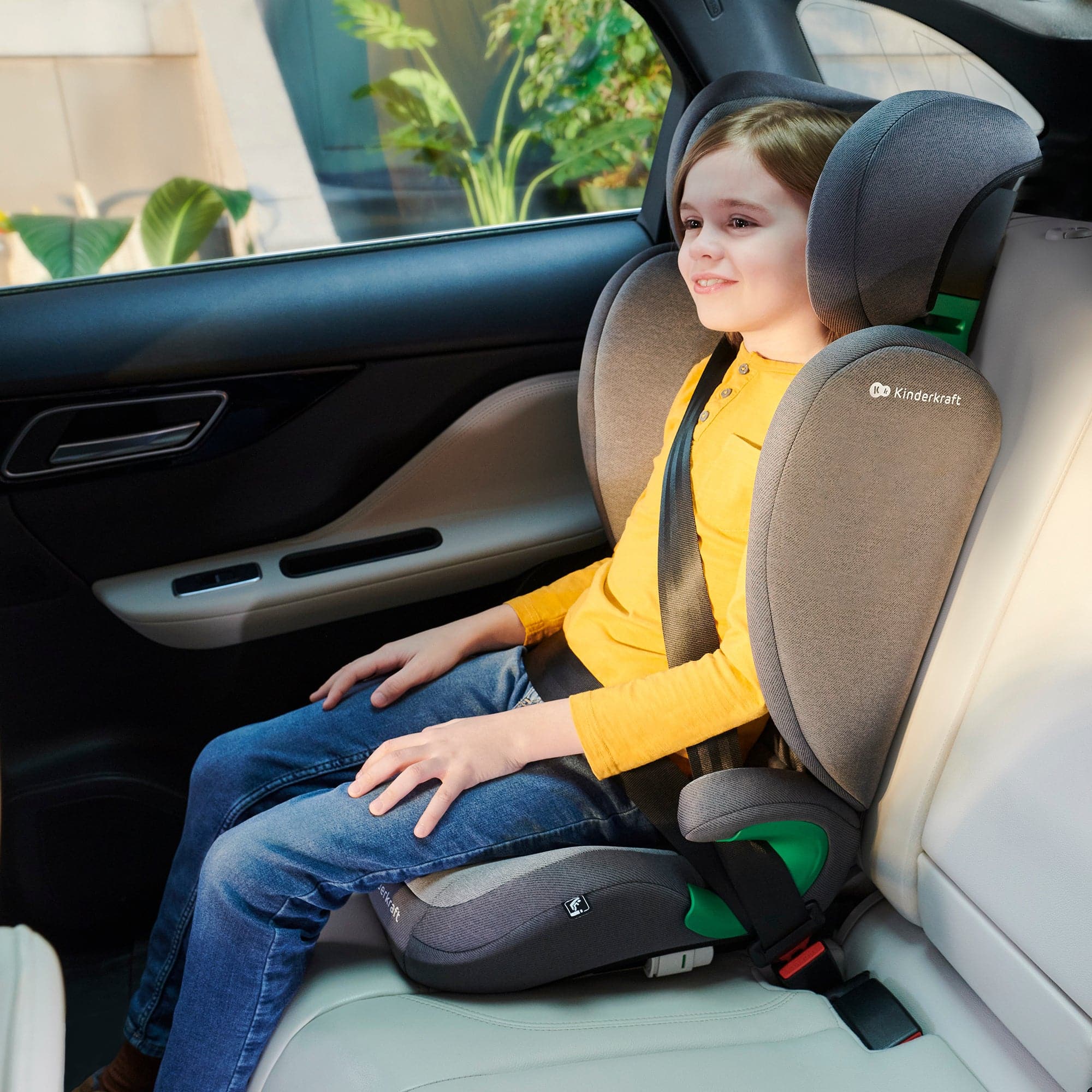 Kinderkraft Car Seat Junior Fix 2 I-Size 100-150cm Rocket Grey -  | For Your Little One