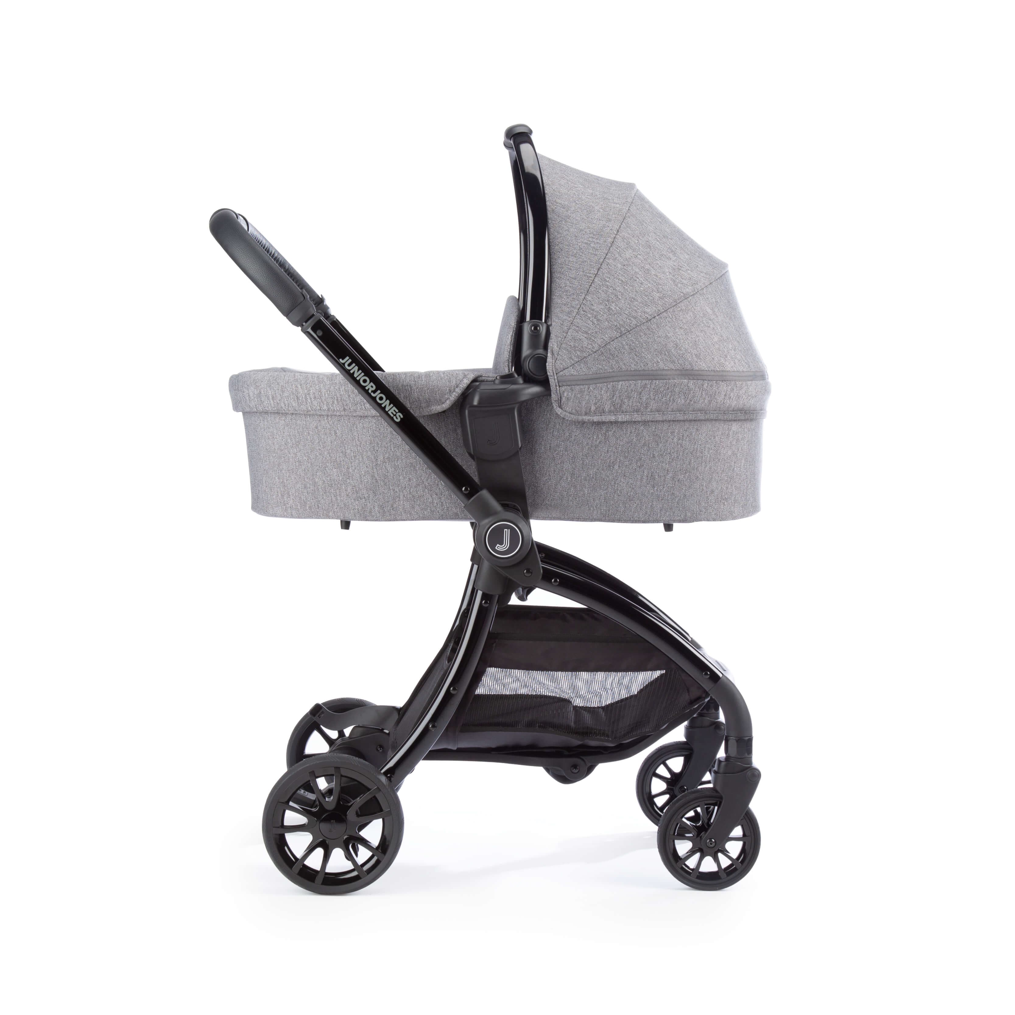 Junior Jones Aylo Grey Marl 11pc Travel System inc Doona Flame Red Car Seat -  | For Your Little One