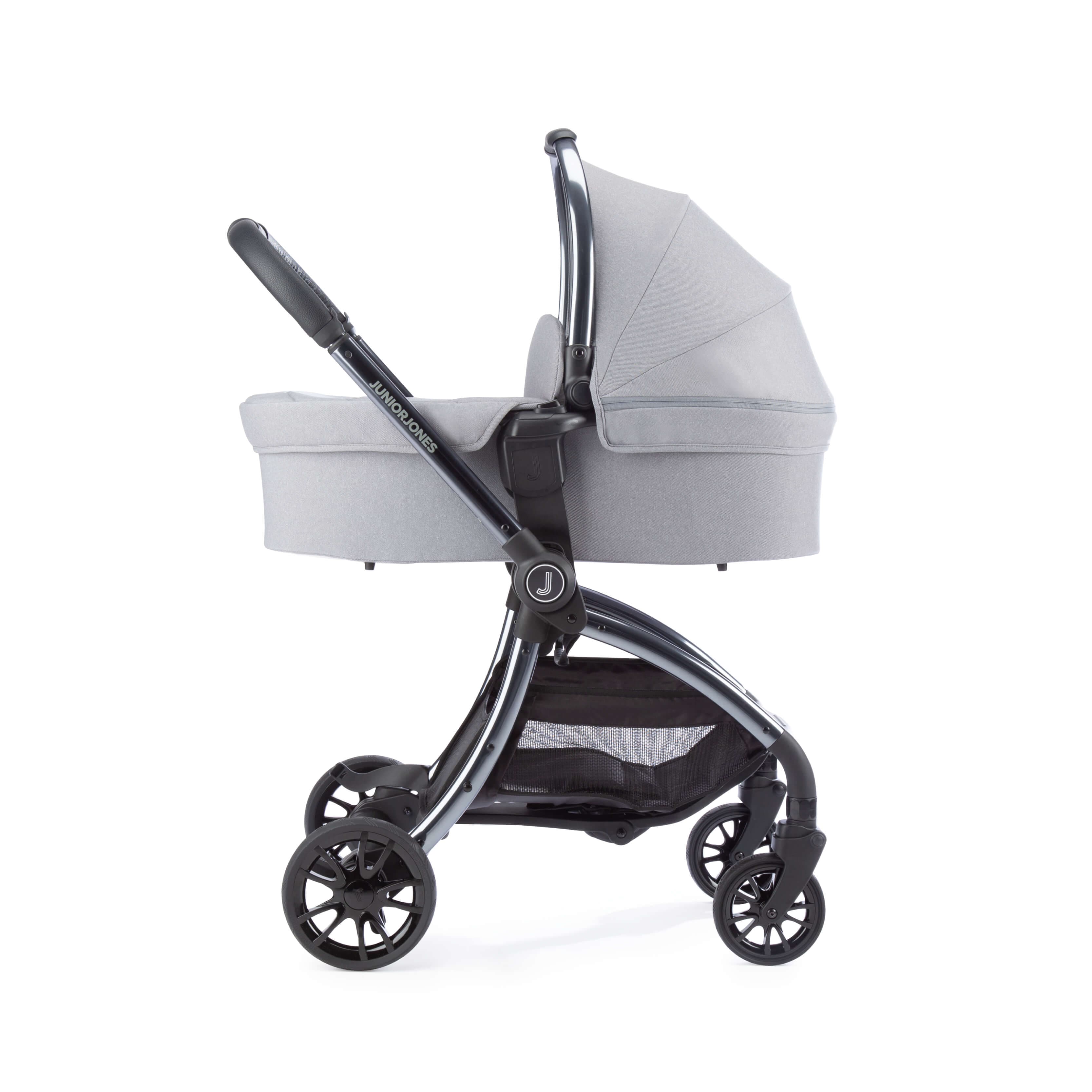 Junior Jones Aylo Pebble Grey 11pc Travel System inc Doona Royal Blue Car Seat -  | For Your Little One