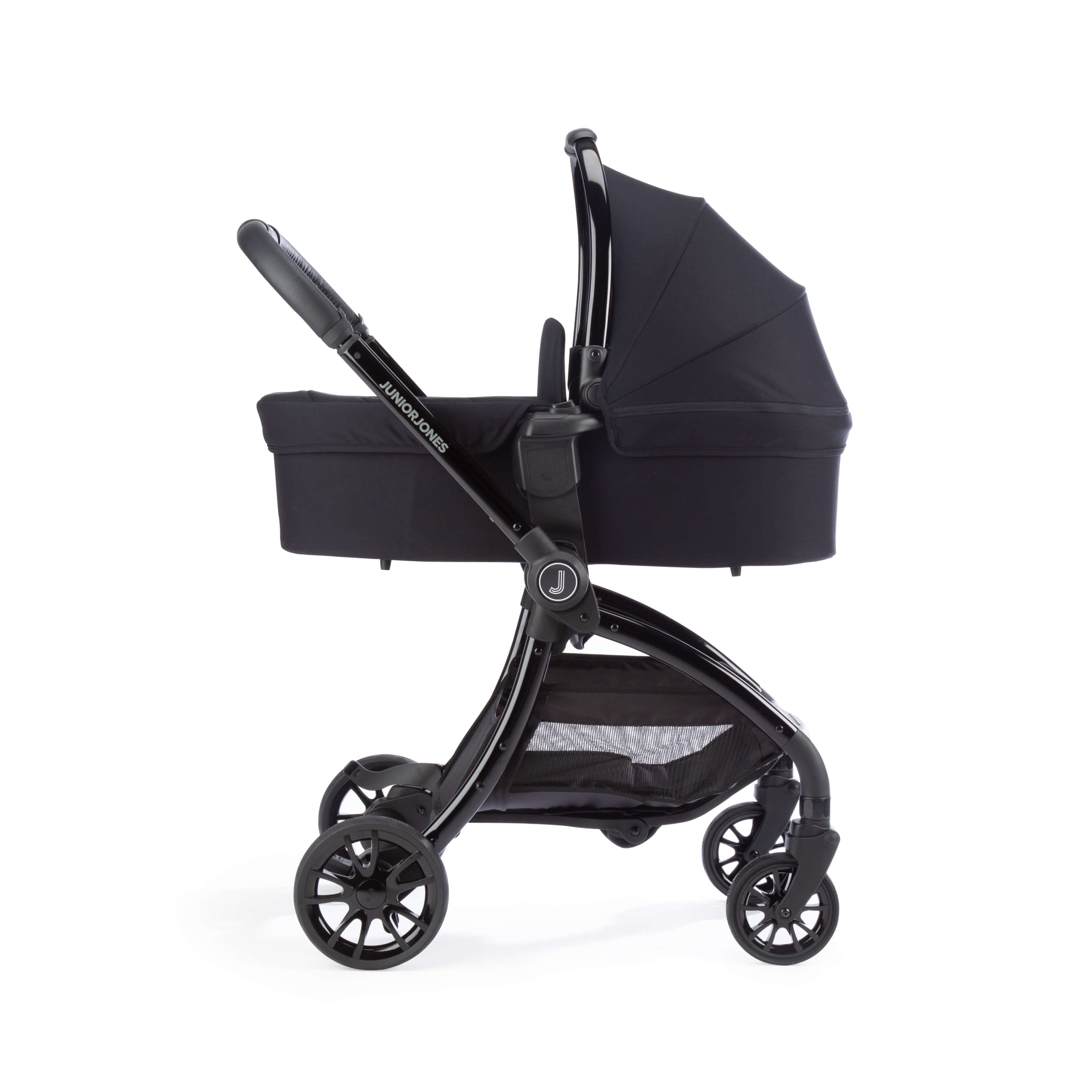 Red and top black travel system
