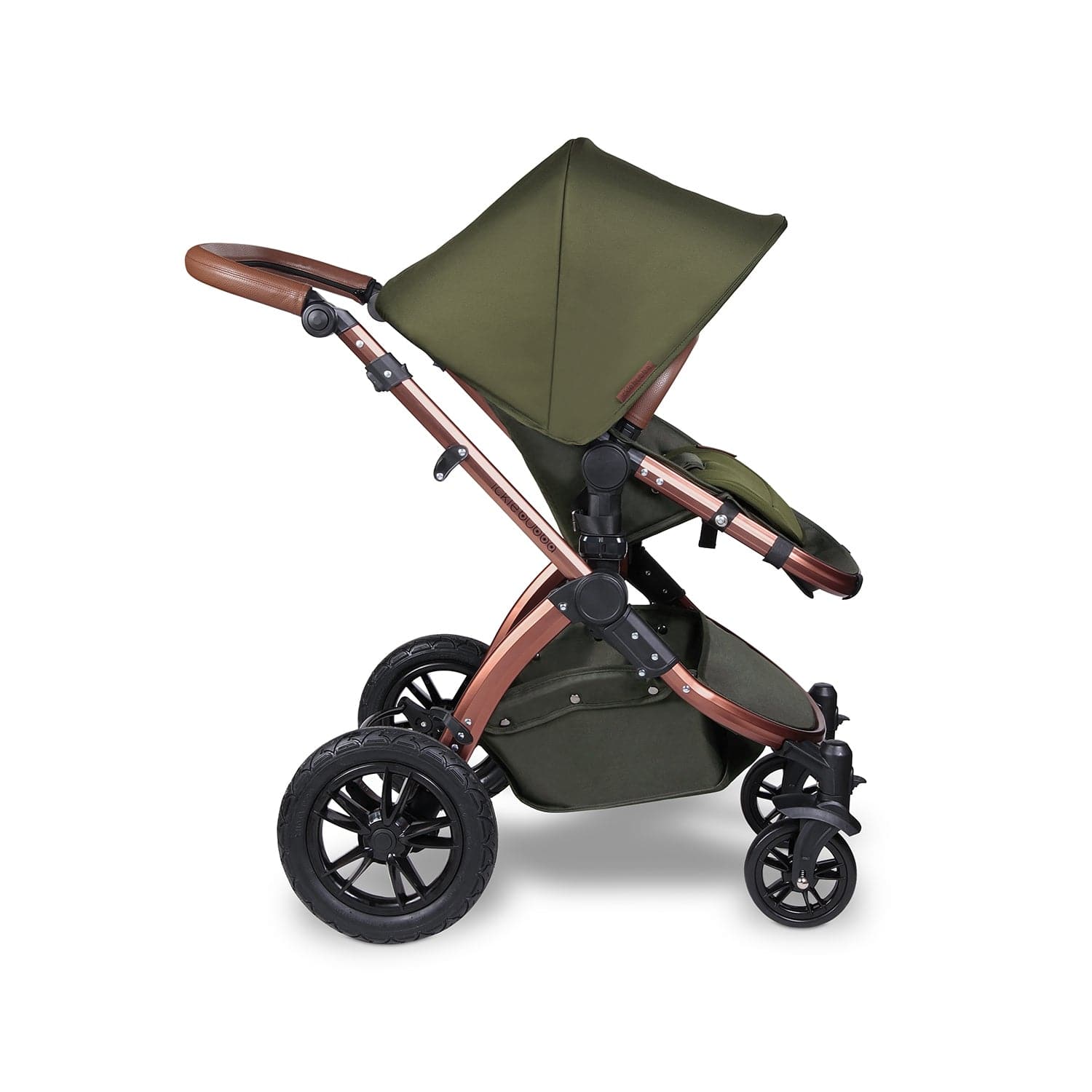 Ickle Bubba Stomp V4 2 In 1 Carrycot & Pushchair - Bronze / Woodland -  | For Your Little One