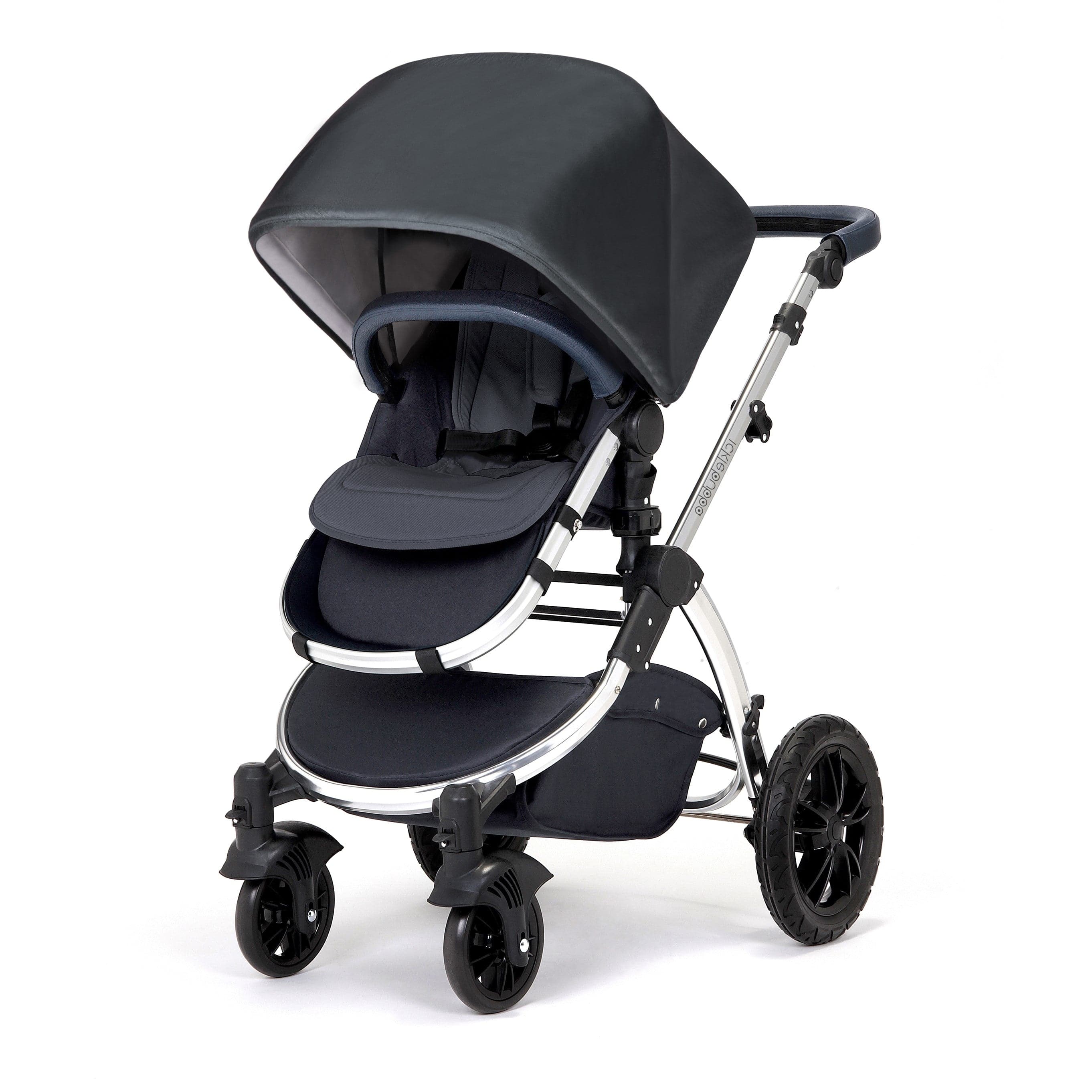 Ickle Bubba Stomp V4 2 In 1 Carrycot & Pushchair - Chrome / Blueberry -  | For Your Little One