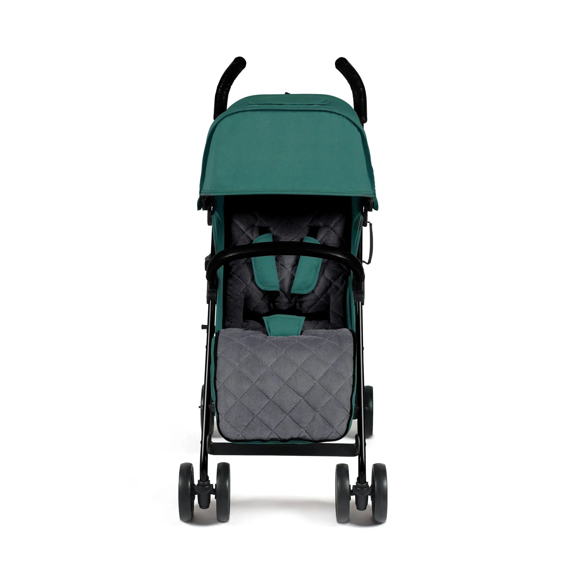 Ickle bubba Discovery Prime Stroller -  Matt Black / Teal -  | For Your Little One