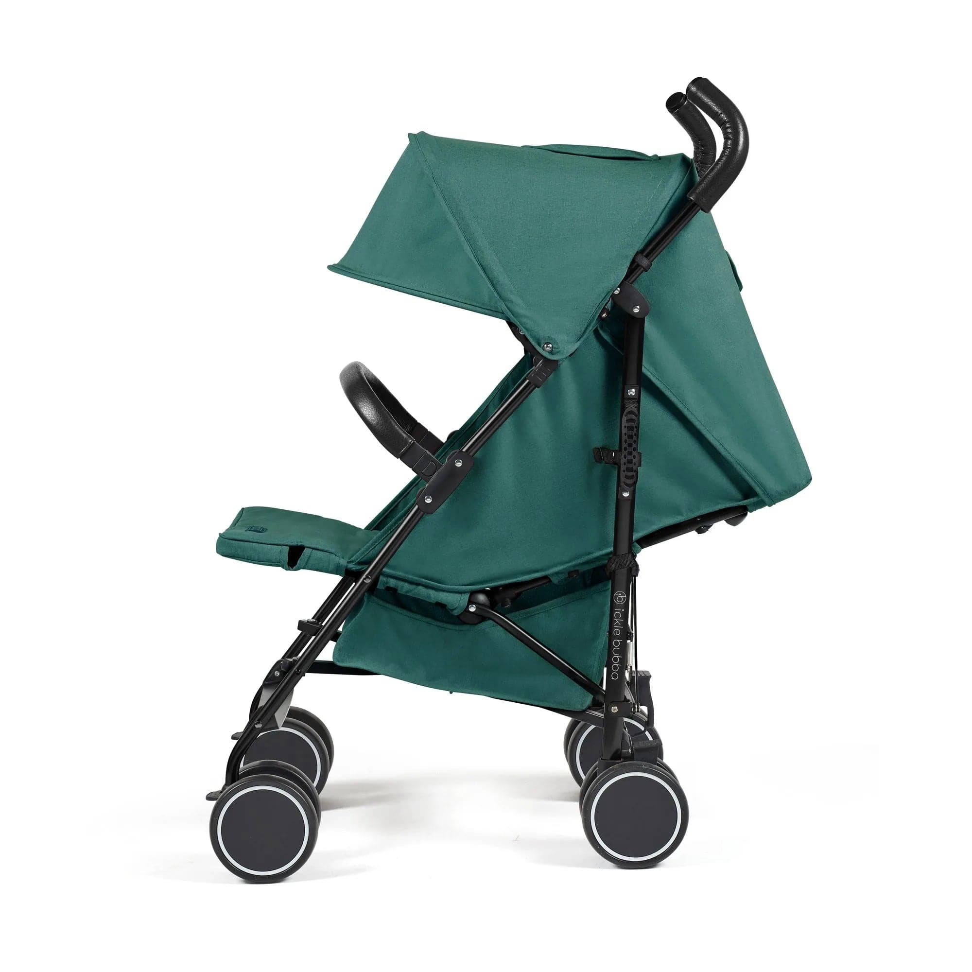 Ickle bubba Discovery Prime Stroller -  Matt Black / Teal -  | For Your Little One