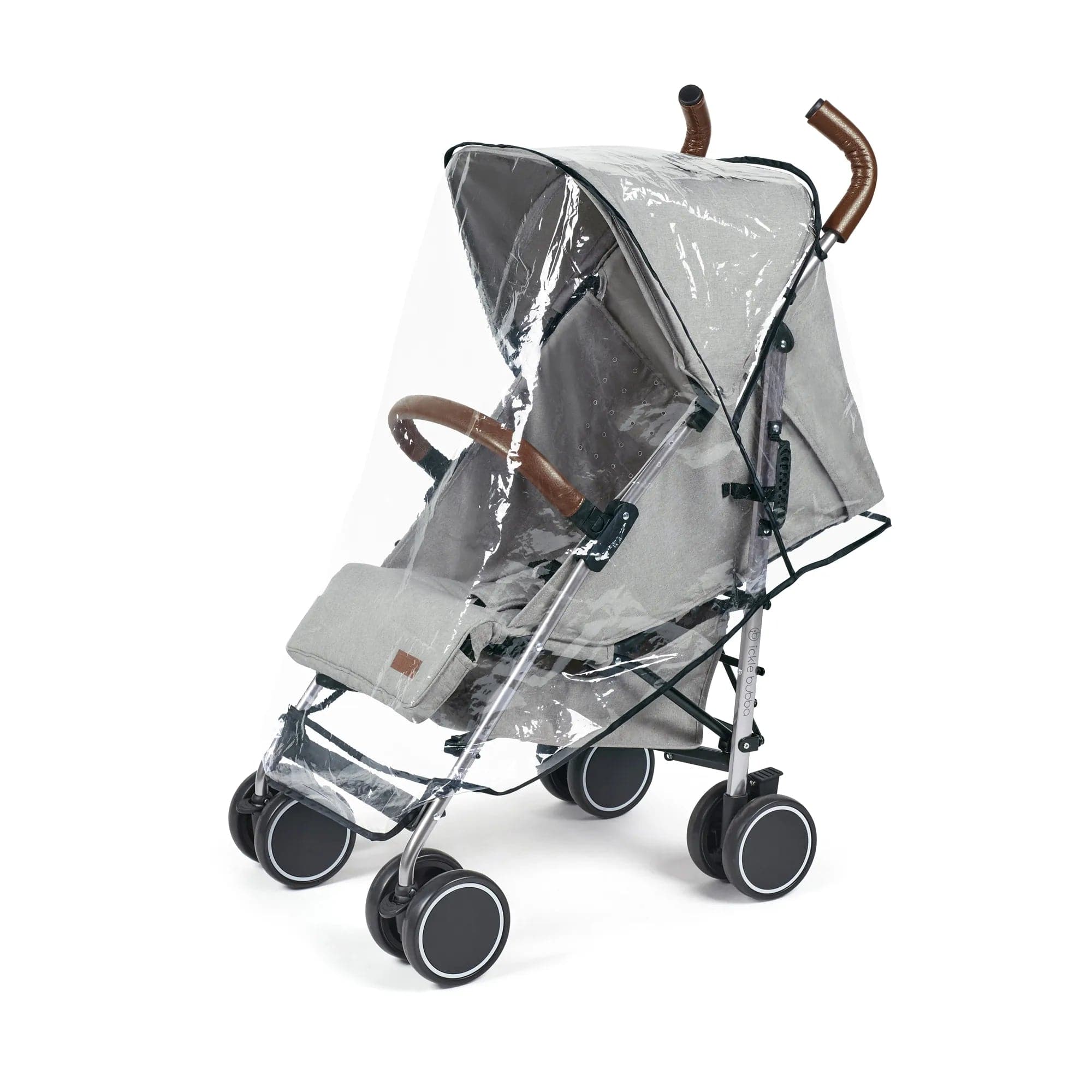Ickle bubba Discovery Stroller - Grey on Silver -  | For Your Little One