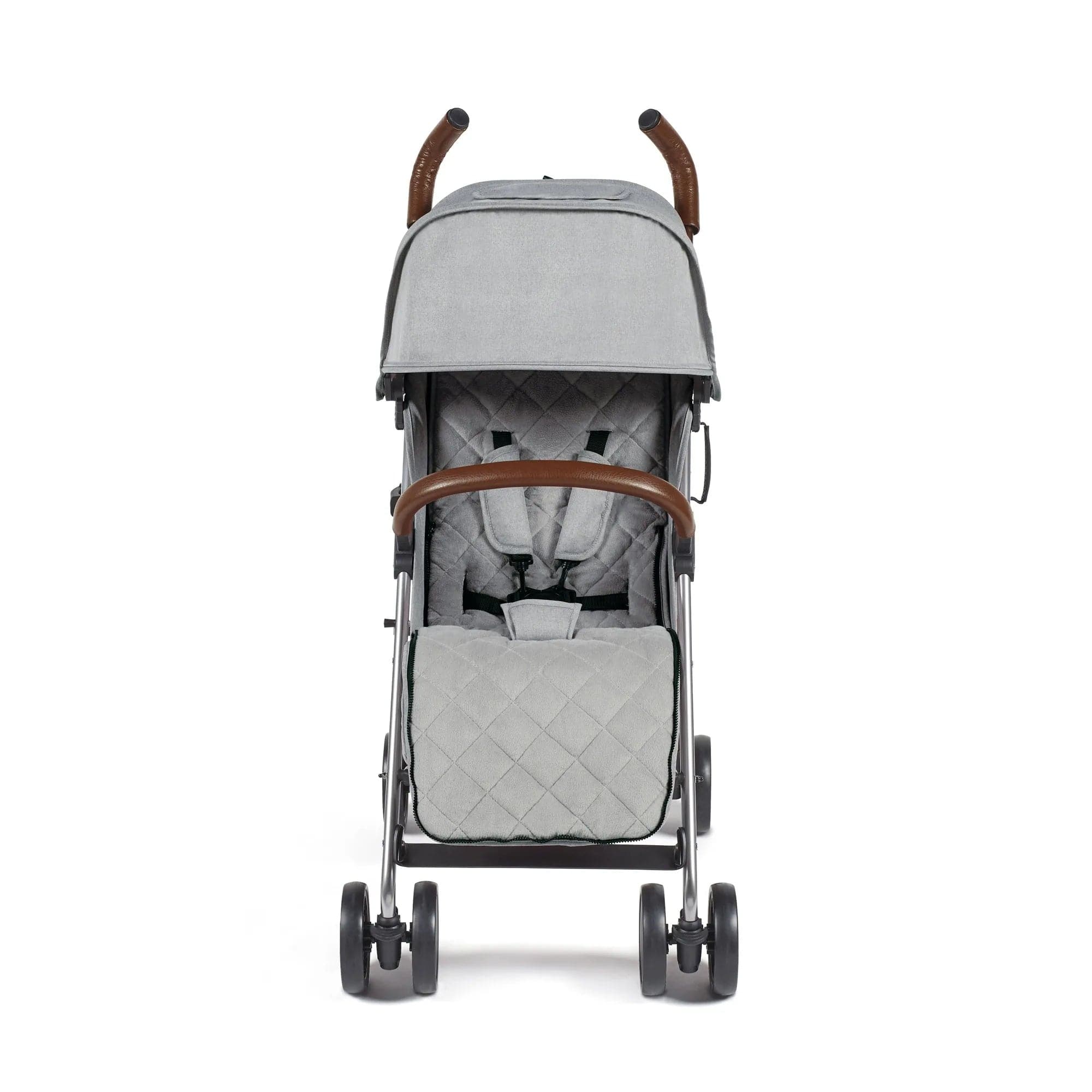 ickle bubba Discovery Prime Stroller - Grey on Silver -  | For Your Little One