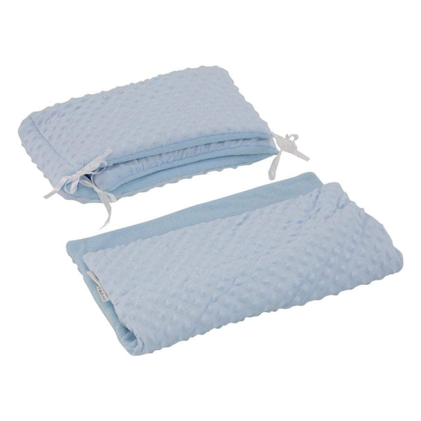 2pc Dimple Crib/Cradle Quilt & Bumper Bedding Set - For Your Little One