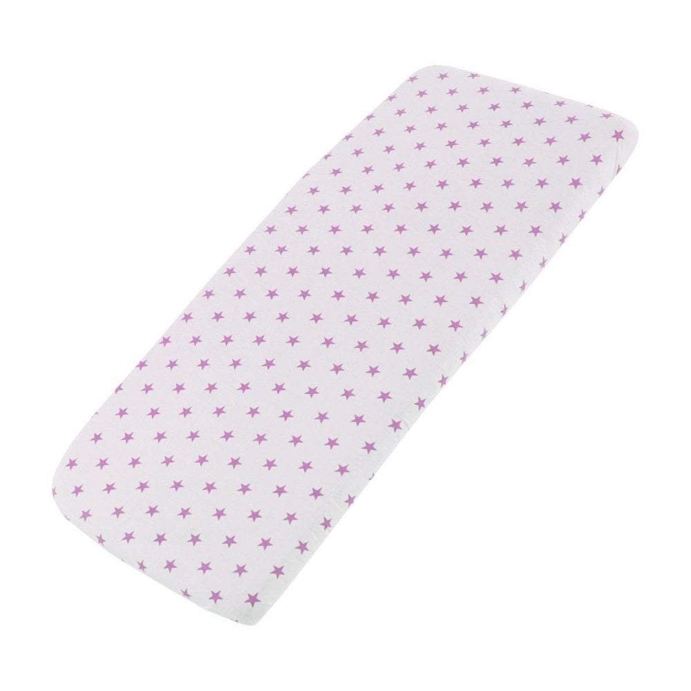 2x Jersey Fitted Sheet Compatible with Babystyle Oyster Snuggle Bed 55x90cm - For Your Little One