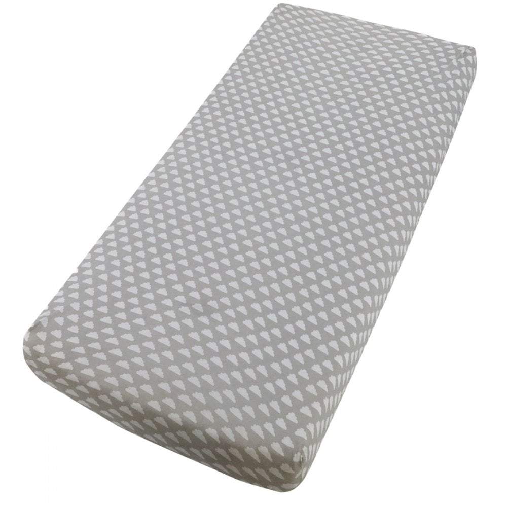 2x Jersey Fitted Sheet Compatible with Babystyle Oyster Snuggle Bed 55x90cm - For Your Little One