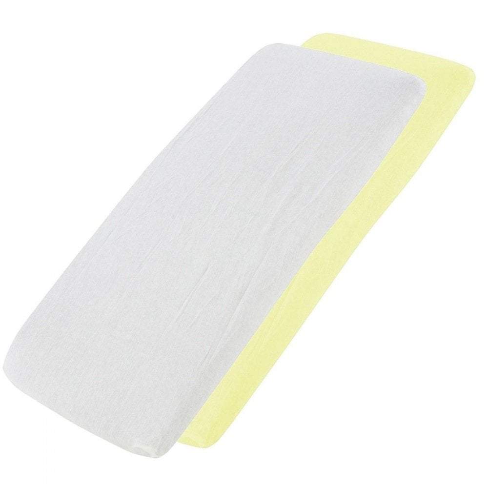 4x Jersey Fitted Sheet Compatible with Babylo Cozi Sleeper 55x90cm - For Your Little One