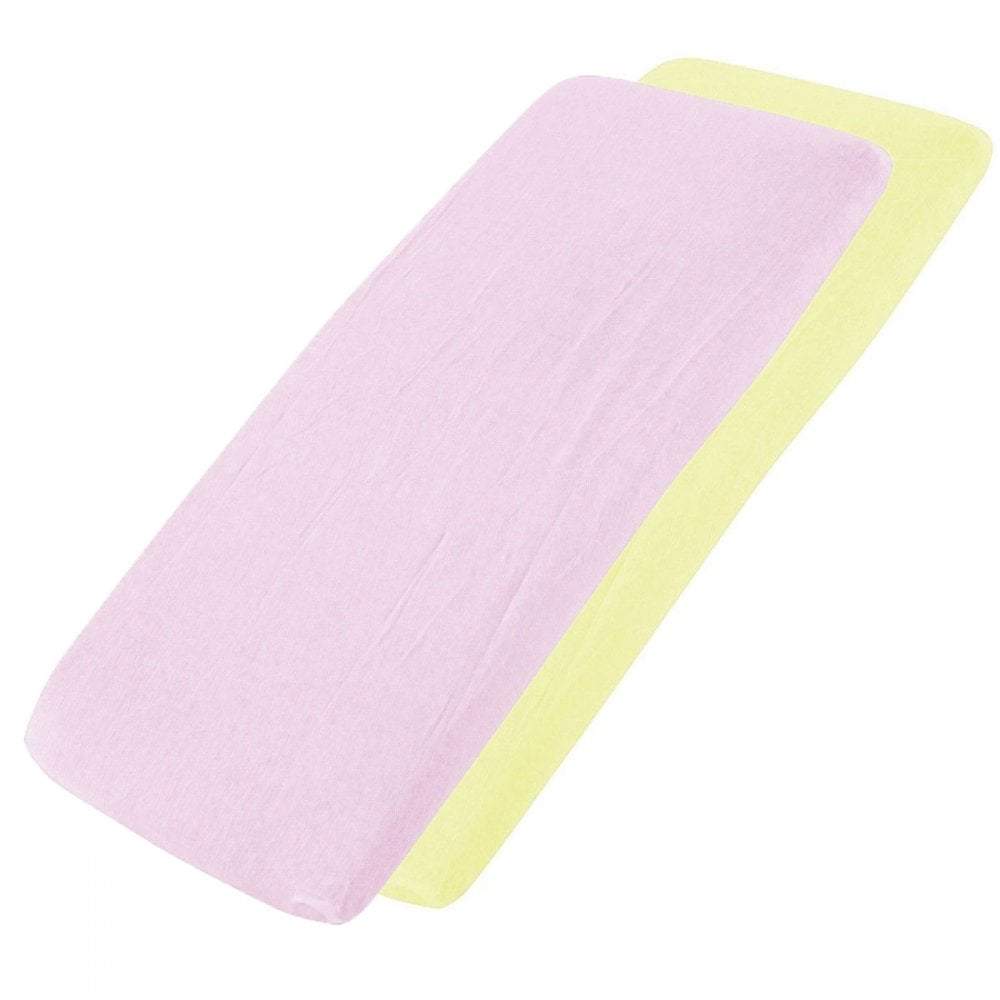 4x Jersey Fitted Sheet Compatible with Babylo Cozi Sleeper 55x90cm - For Your Little One