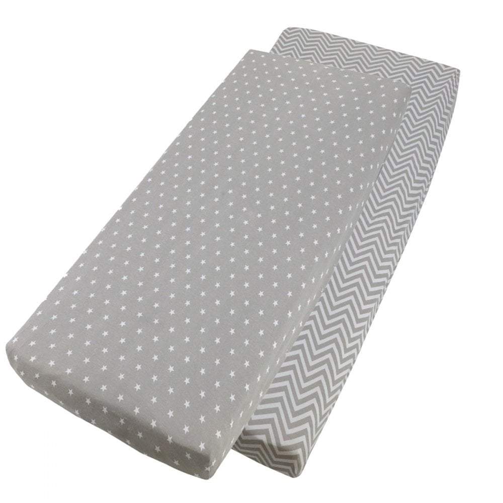 4x Jersey Fitted Sheet Compatible with Babylo Cozi Sleeper 55x90cm - For Your Little One