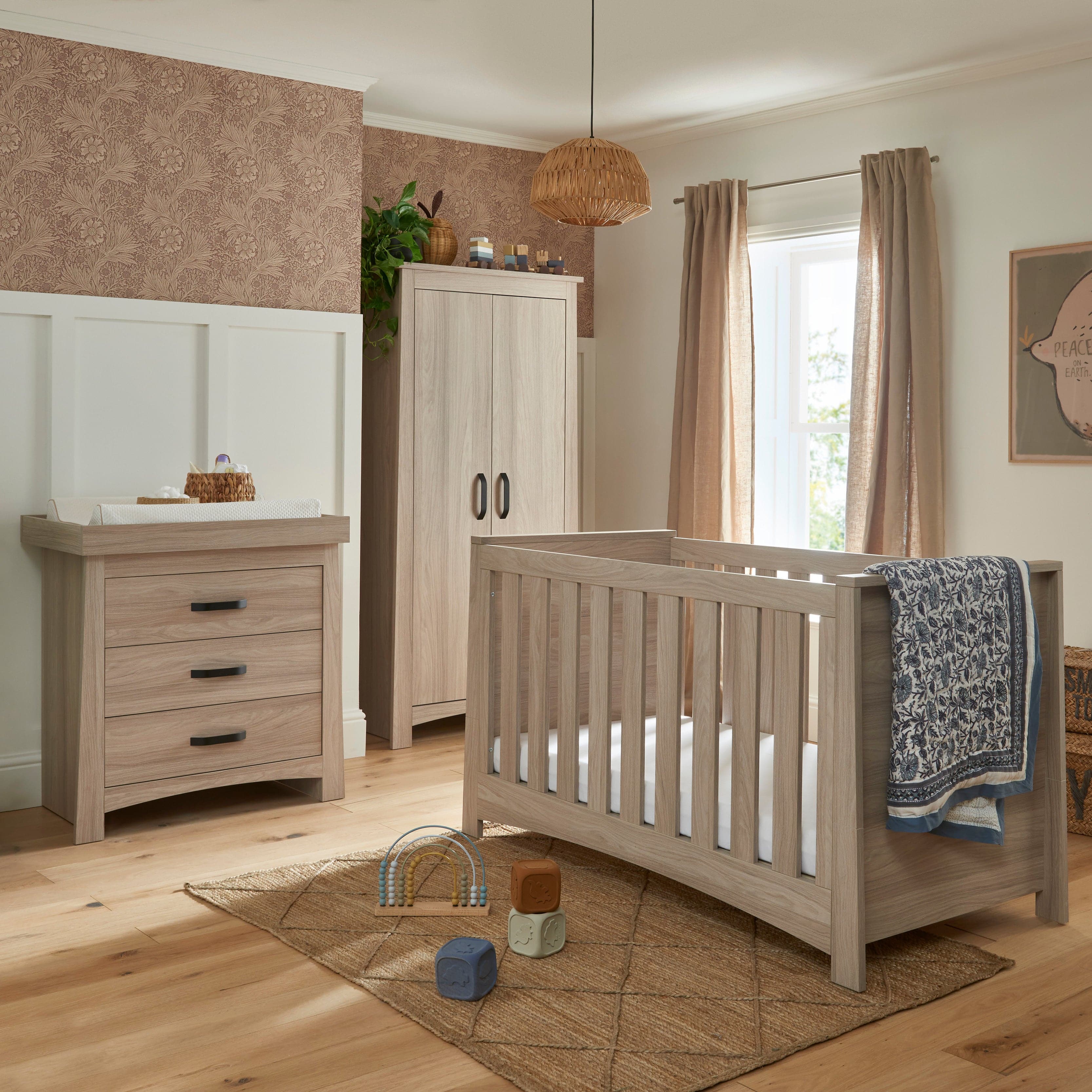Cuddleco Isla 3 Piece Nursery Furniture Set - Ash - For Your Little One