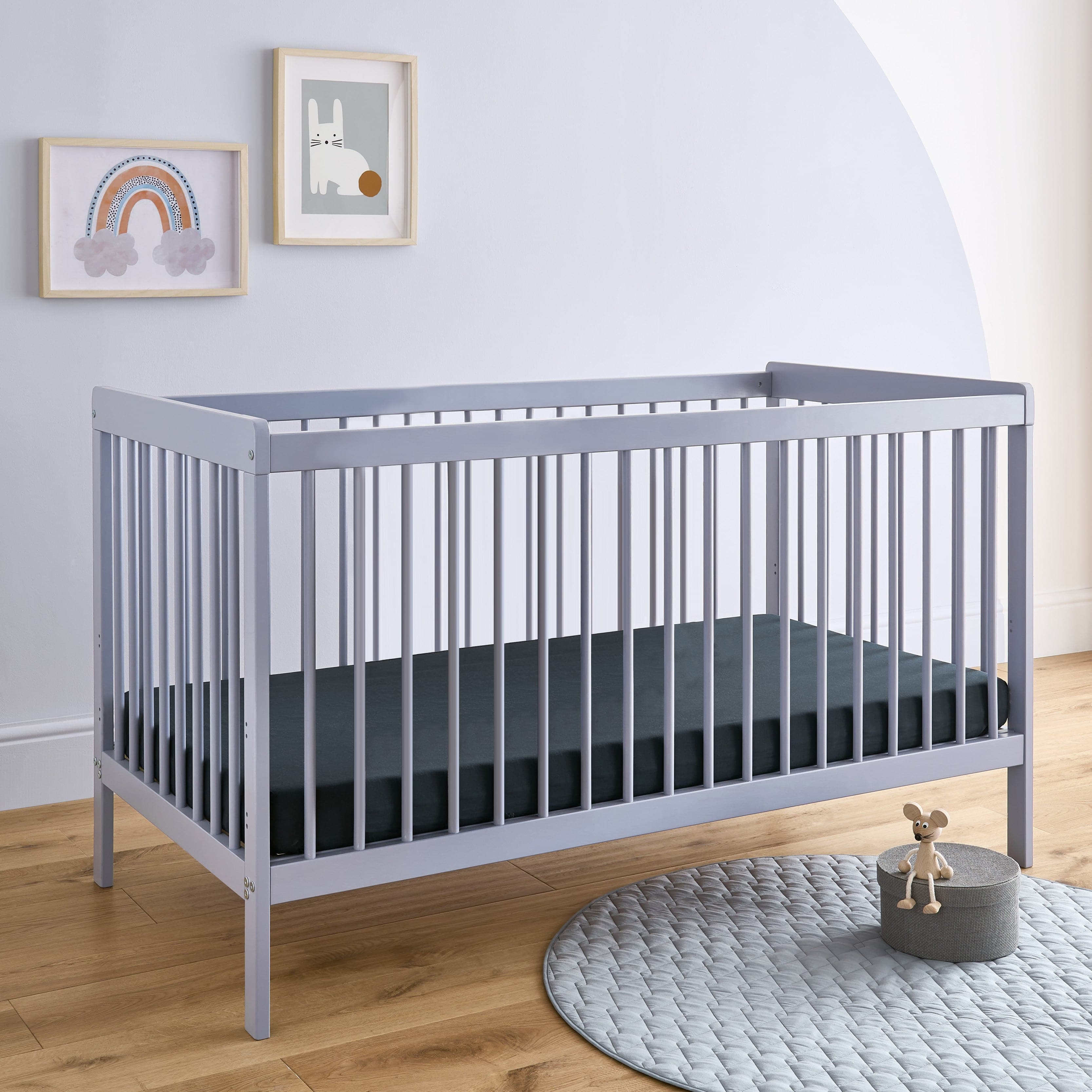 Cuddleco Nola 3 Piece Nursery Furniture Set - Flint Blue - For Your Little One
